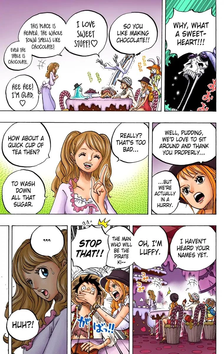 One Piece (Official Colored) Chapter 827 page 13 - 
