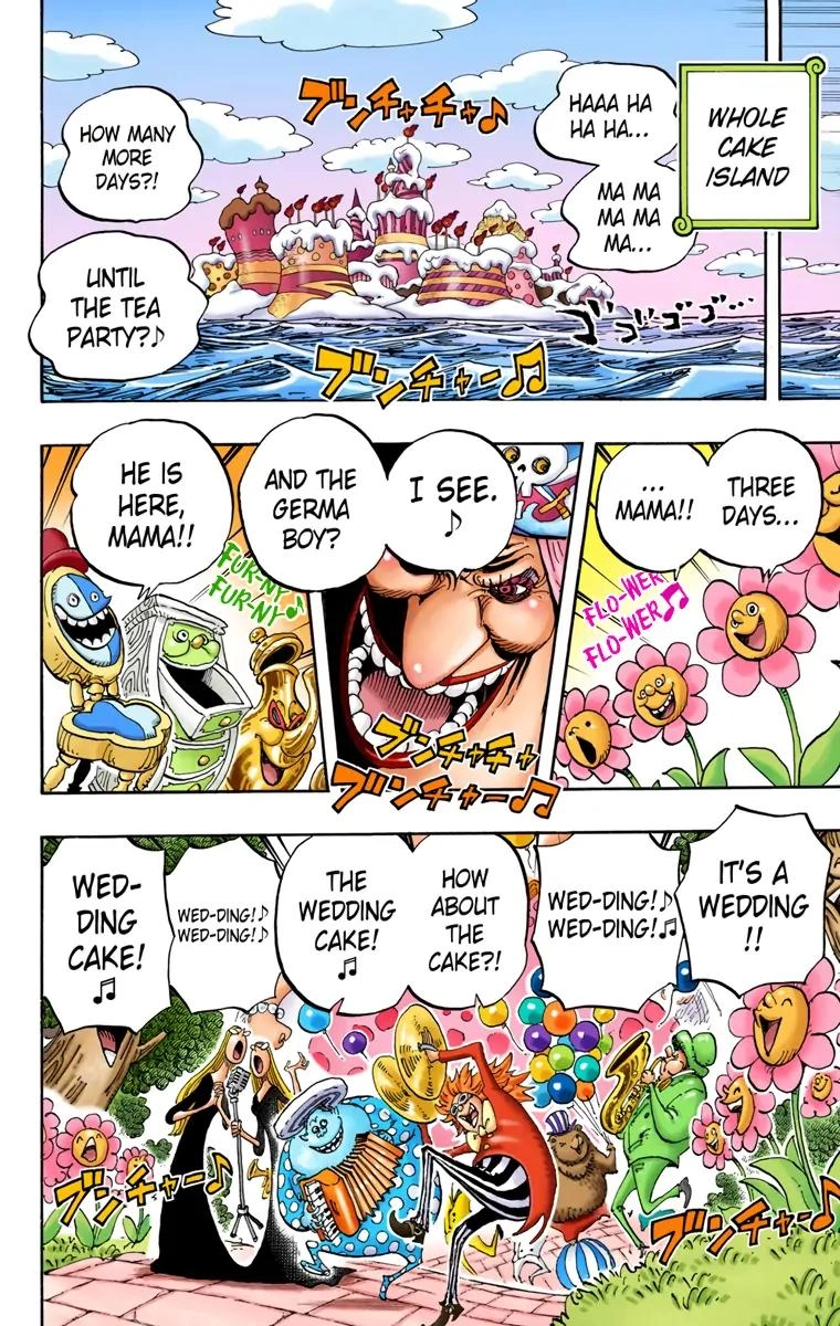 One Piece (Official Colored) Chapter 827 page 14 - 