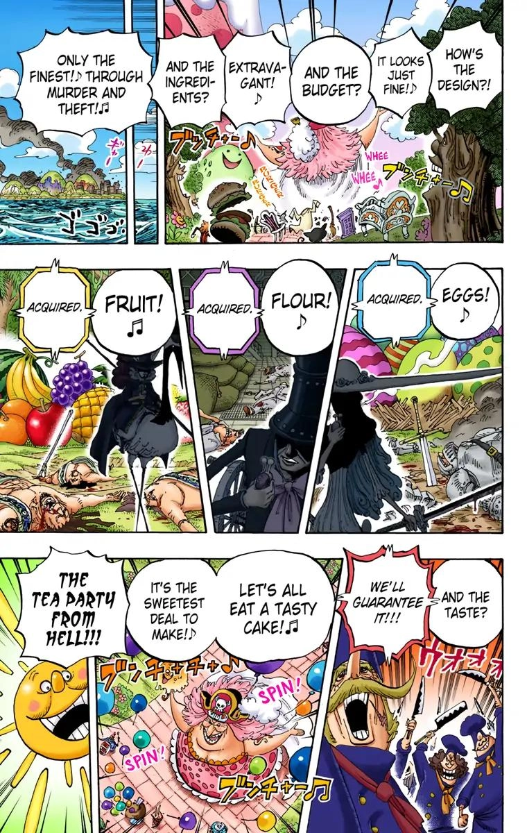 One Piece (Official Colored) Chapter 827 page 15 - 