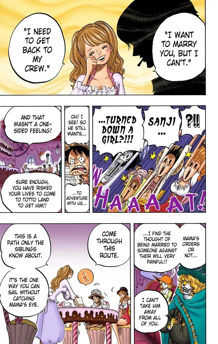 One Piece (Official Colored) Chapter 828 page 14 - 