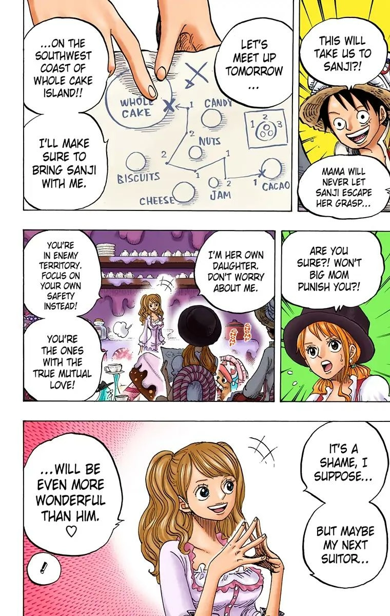 One Piece (Official Colored) Chapter 828 page 15 - 