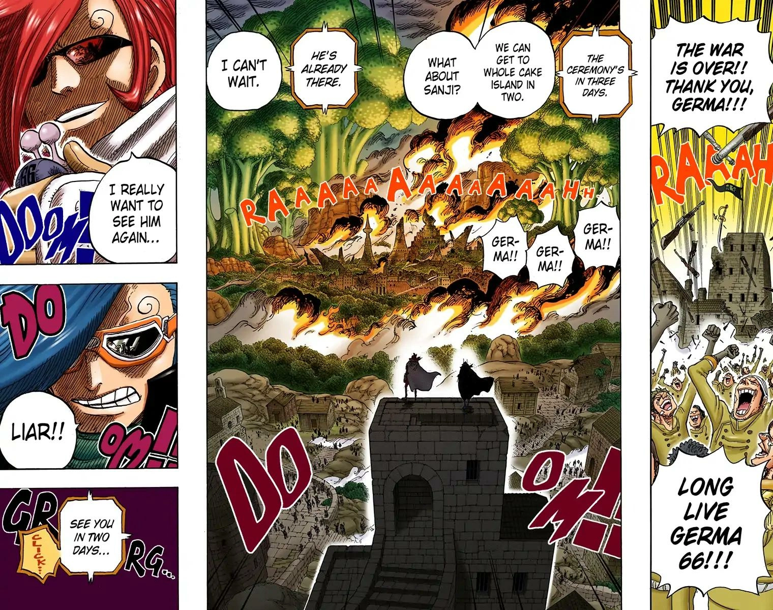One Piece (Official Colored) Chapter 828 page 21 - 