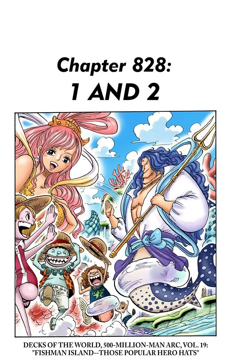 One Piece (Official Colored) Chapter 828 page 6 - 