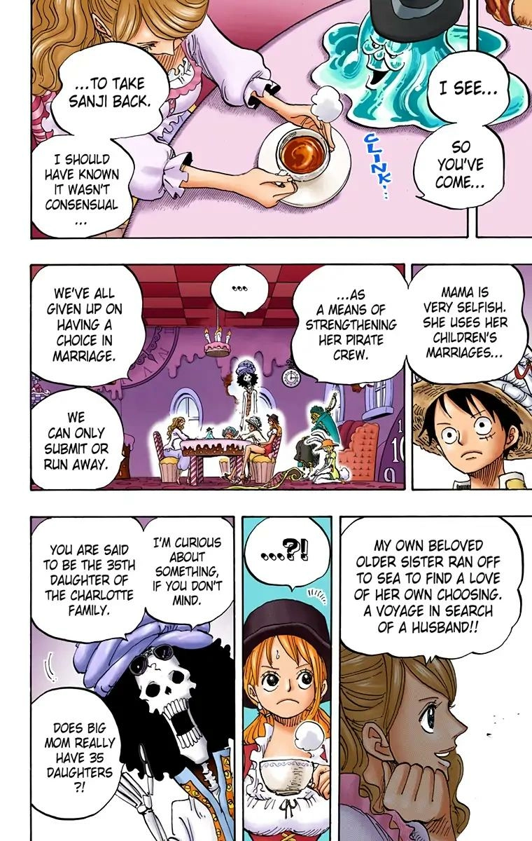 One Piece (Official Colored) Chapter 828 page 9 - 