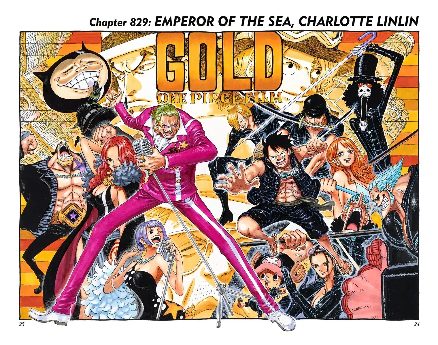 One Piece (Official Colored) Chapter 829 page 1 - 