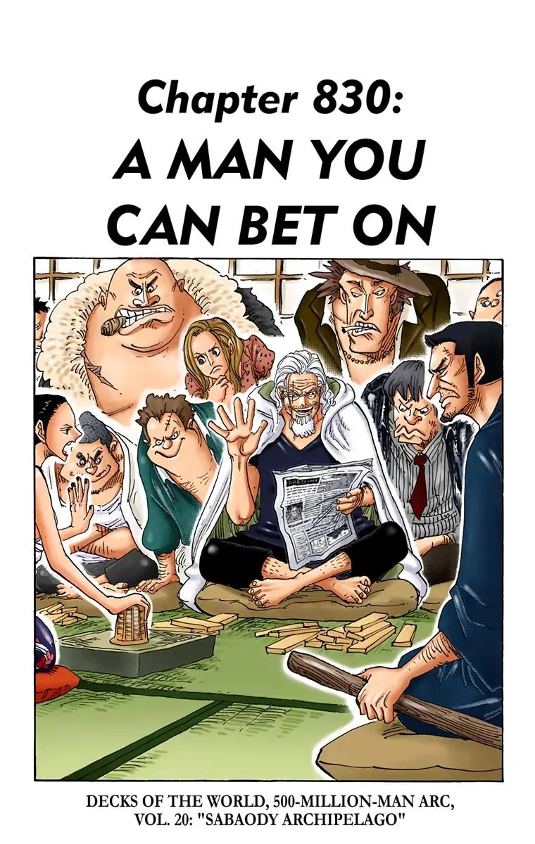 One Piece (Official Colored) Chapter 830 page 1 - 