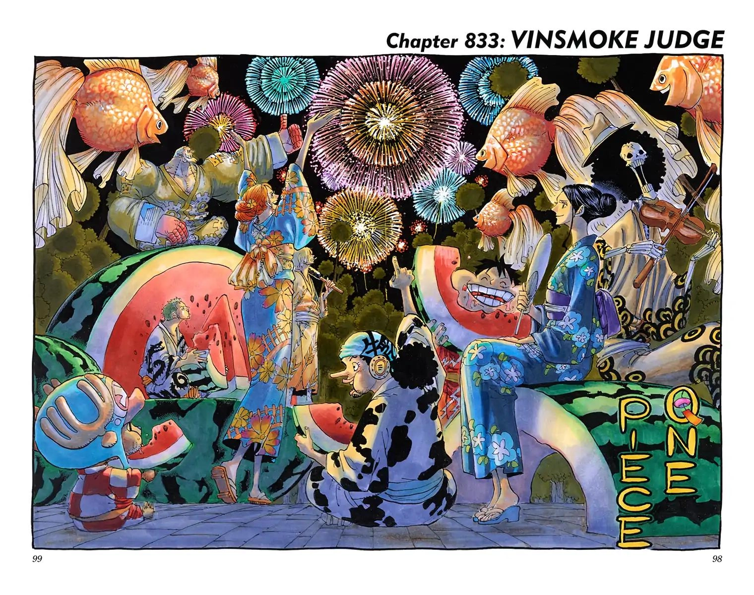 One Piece (Official Colored) Chapter 833 page 1 - 