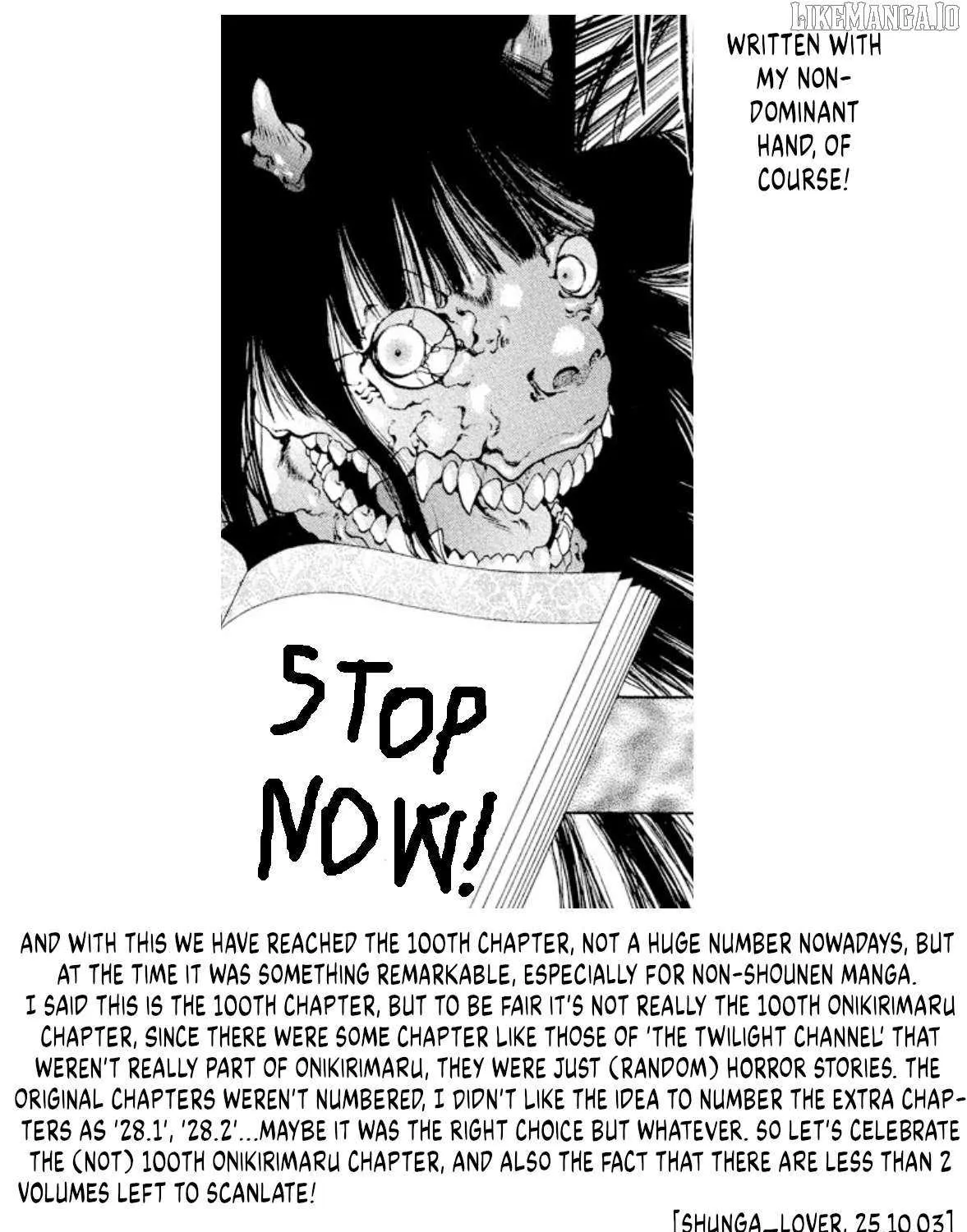 Onikirimaru Chapter 100 page 61 - 