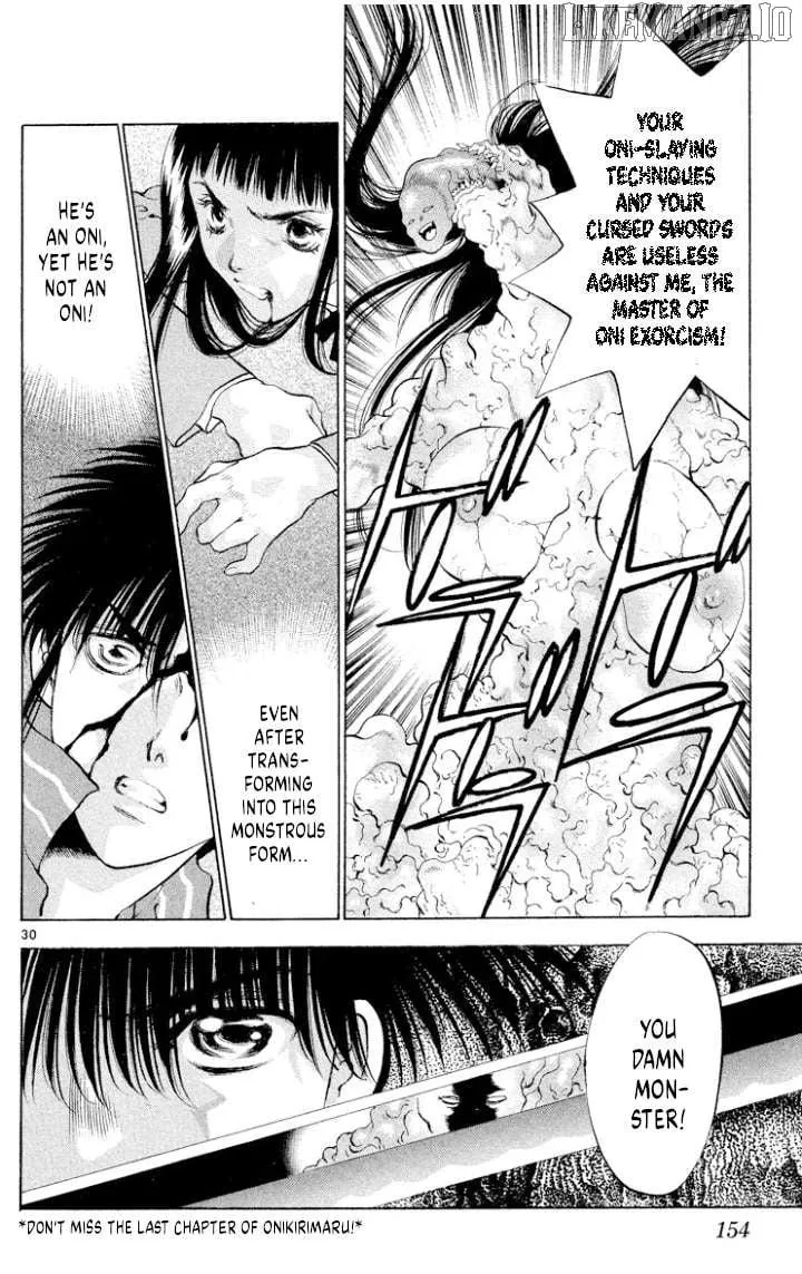 Onikirimaru Chapter 109 page 31 - 