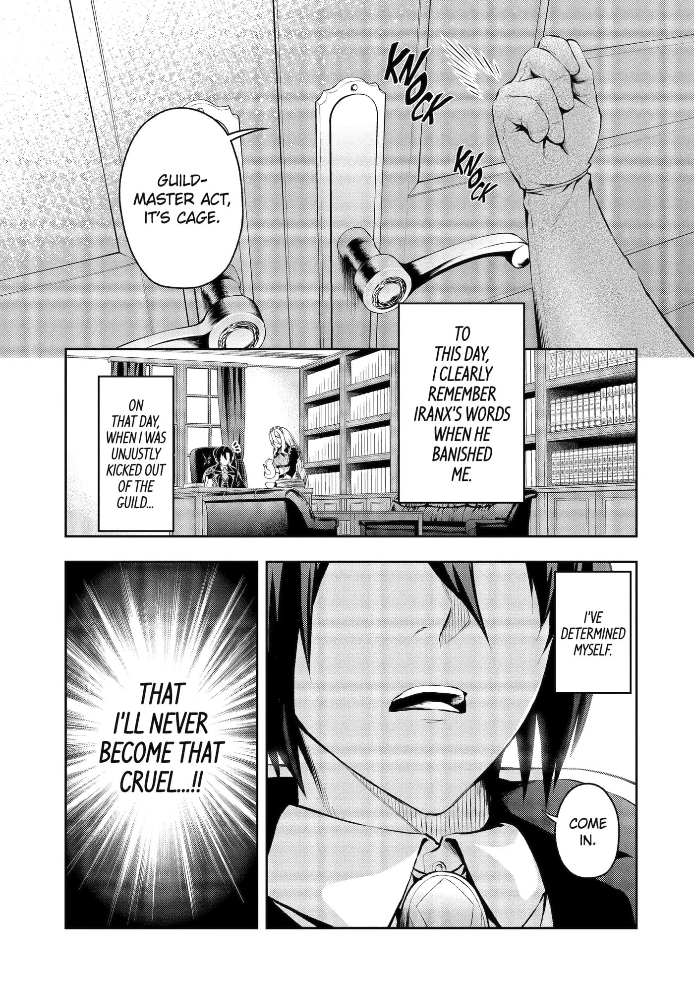 Ore wa Boukensha Guild no Akutoku Guild Master: Jinzai o Tekizaitekisho ni Tsuihou Shitara, Nazeka Mechakucha Kansha Saremashita Chapter 0.1 page 7 - 
