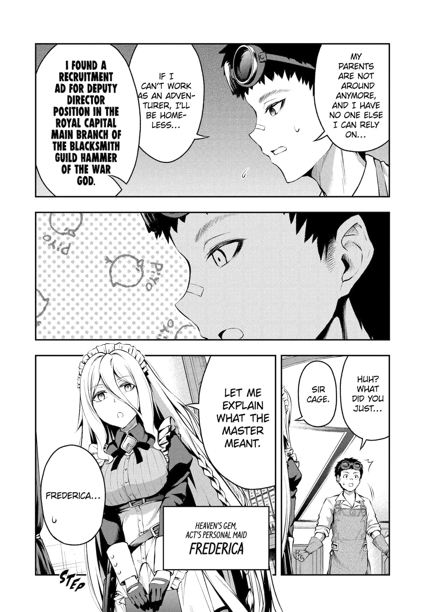 Ore wa Boukensha Guild no Akutoku Guild Master: Jinzai o Tekizaitekisho ni Tsuihou Shitara, Nazeka Mechakucha Kansha Saremashita Chapter 0.1 page 10 - 