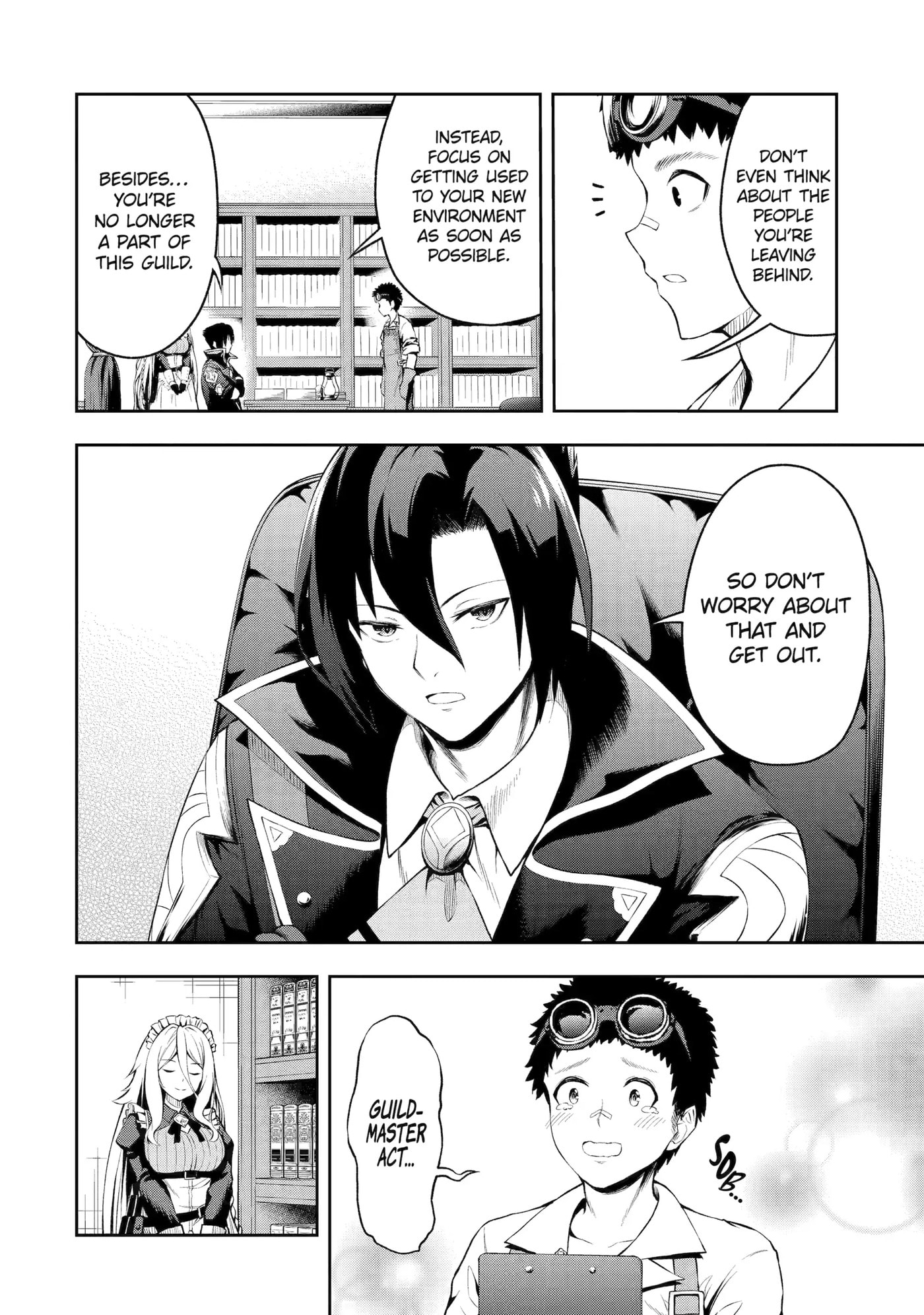 Ore wa Boukensha Guild no Akutoku Guild Master: Jinzai o Tekizaitekisho ni Tsuihou Shitara, Nazeka Mechakucha Kansha Saremashita Chapter 0 page 13 - 