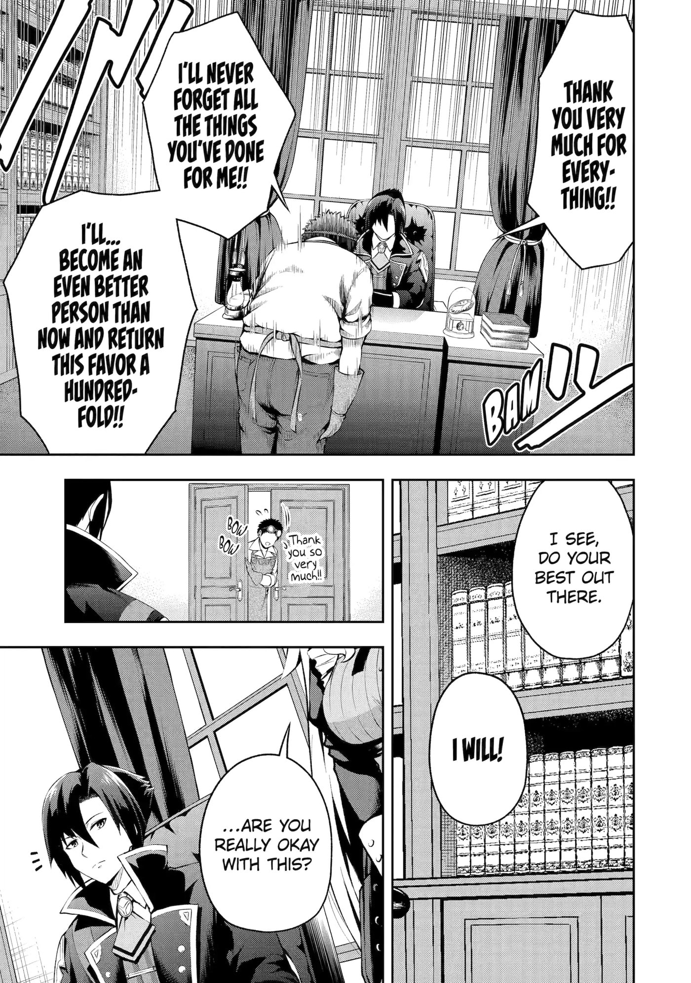 Ore wa Boukensha Guild no Akutoku Guild Master: Jinzai o Tekizaitekisho ni Tsuihou Shitara, Nazeka Mechakucha Kansha Saremashita Chapter 0 page 14 - 