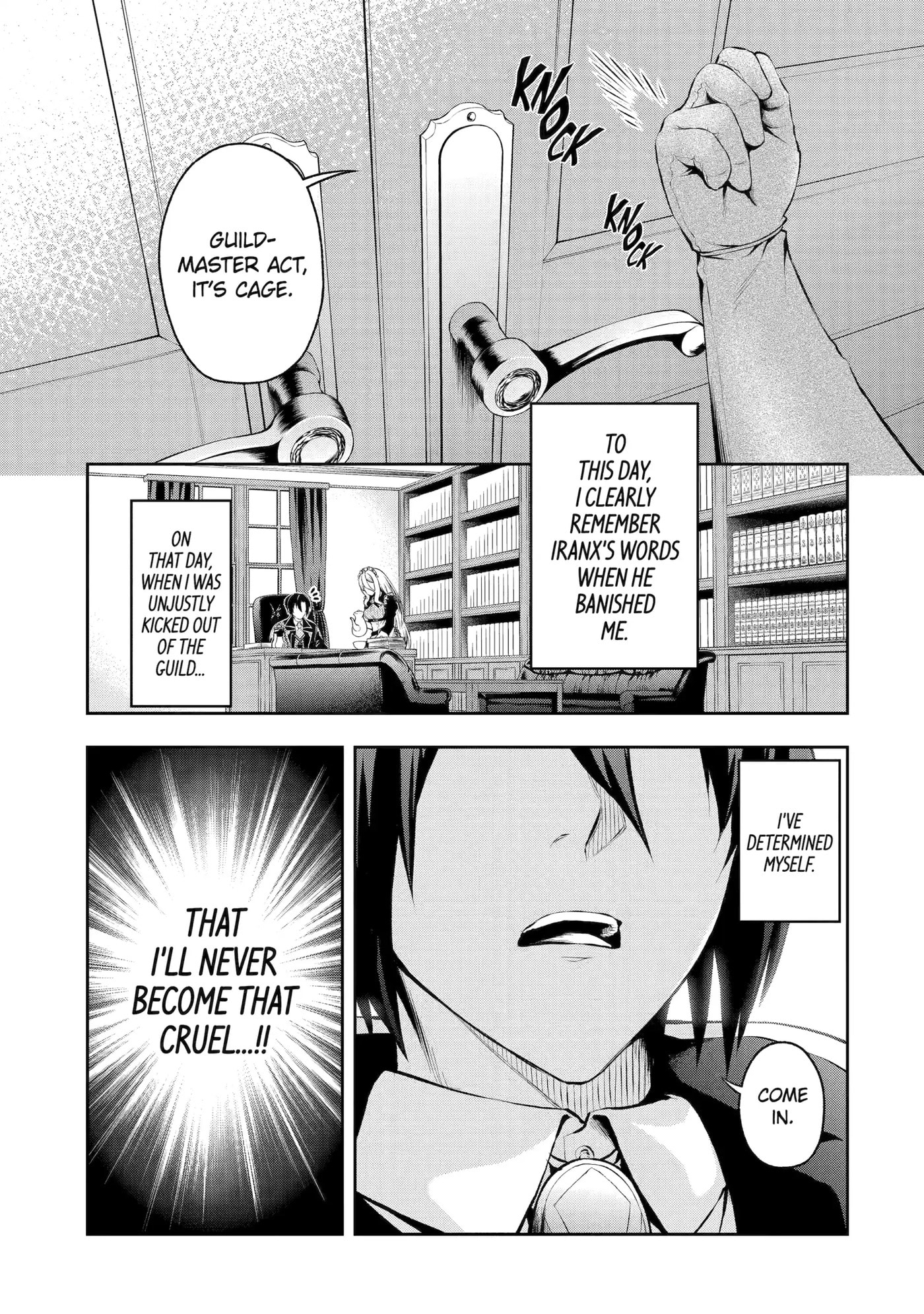 Ore wa Boukensha Guild no Akutoku Guild Master: Jinzai o Tekizaitekisho ni Tsuihou Shitara, Nazeka Mechakucha Kansha Saremashita Chapter 0 page 6 - 