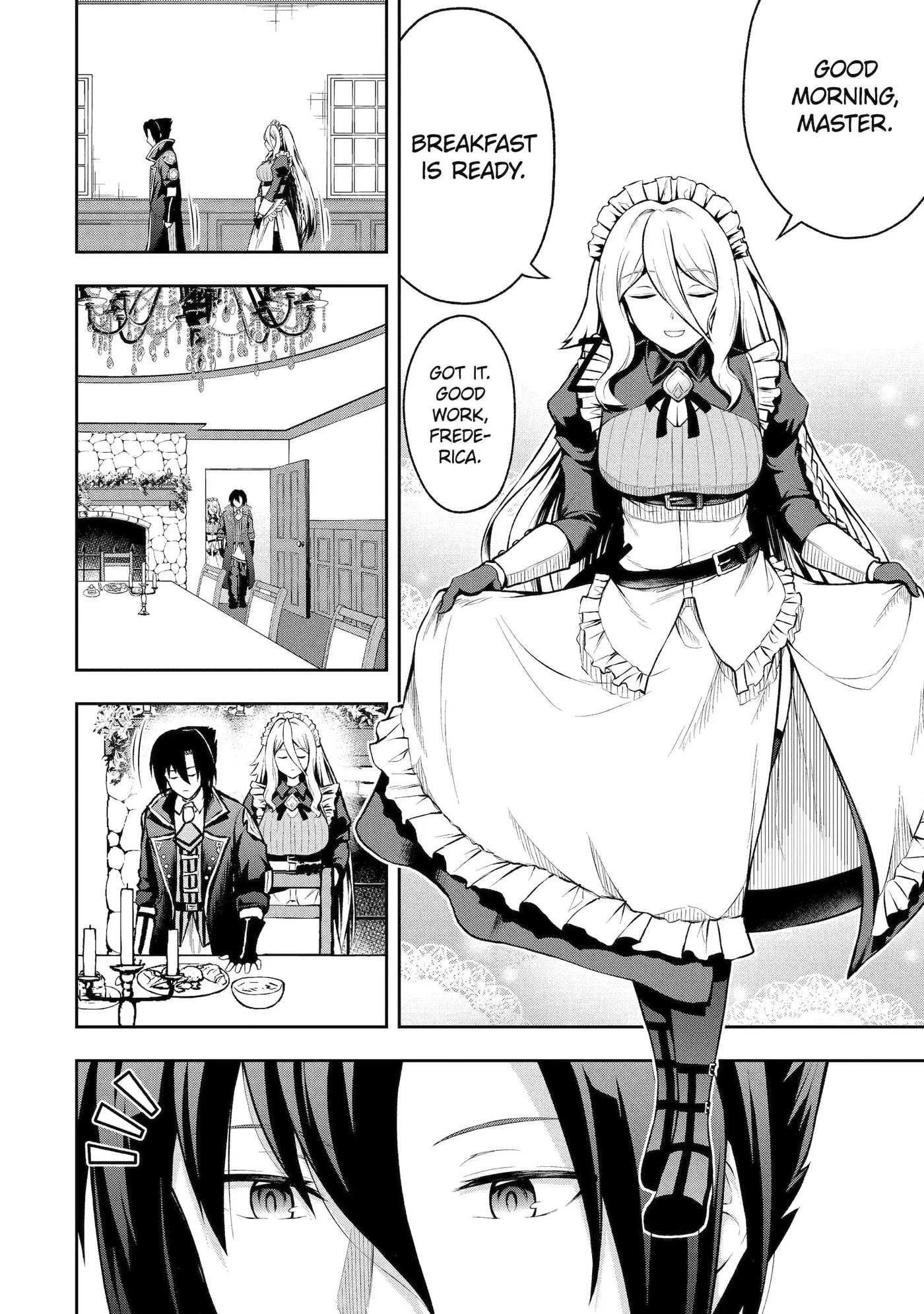 Ore wa Boukensha Guild no Akutoku Guild Master: Jinzai o Tekizaitekisho ni Tsuihou Shitara, Nazeka Mechakucha Kansha Saremashita Chapter 1.2 page 2 - 