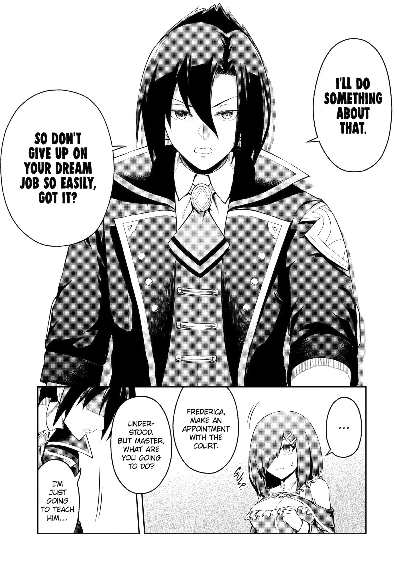 Ore wa Boukensha Guild no Akutoku Guild Master: Jinzai o Tekizaitekisho ni Tsuihou Shitara, Nazeka Mechakucha Kansha Saremashita Chapter 1.3 page 6 - 
