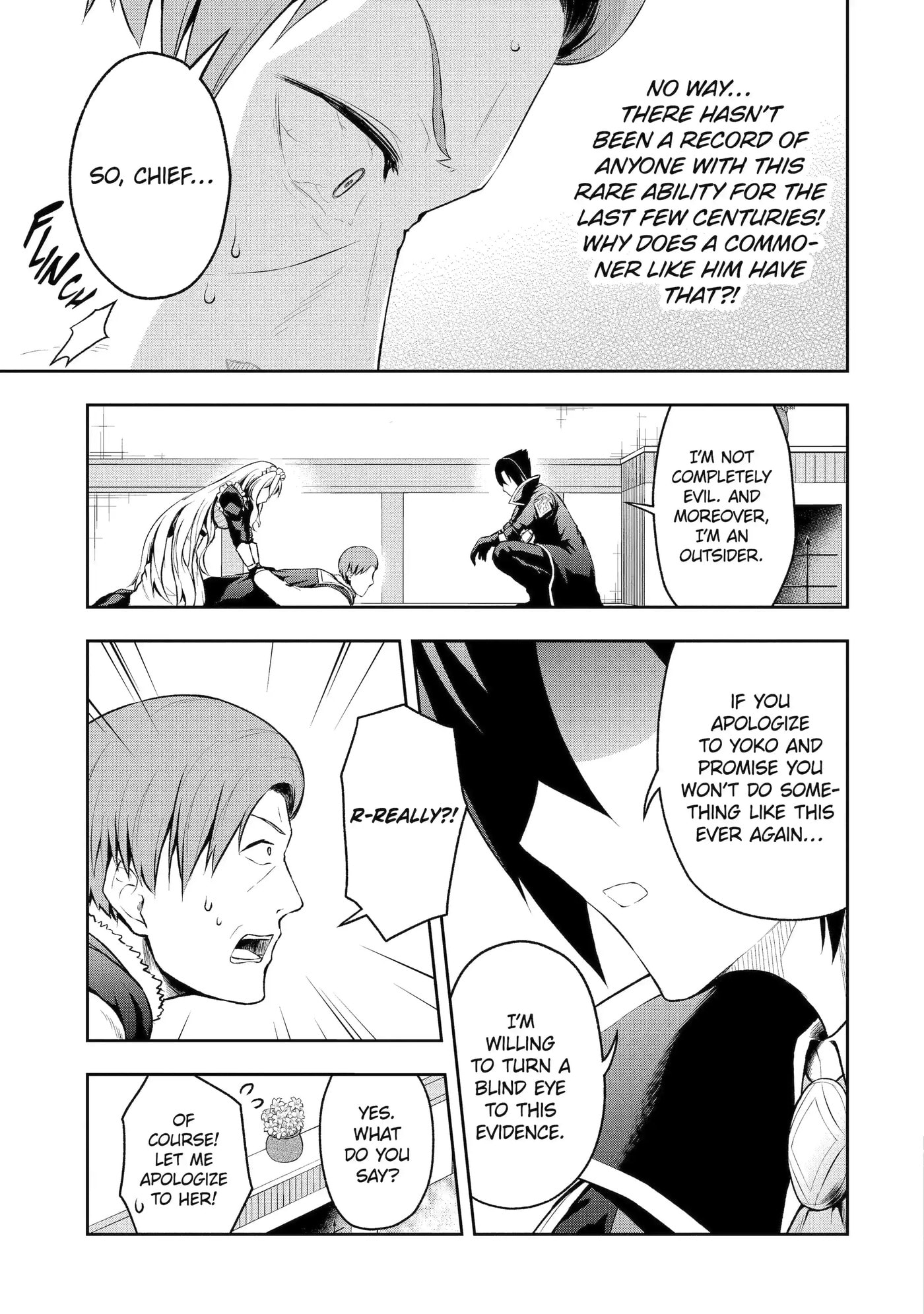 Ore wa Boukensha Guild no Akutoku Guild Master: Jinzai o Tekizaitekisho ni Tsuihou Shitara, Nazeka Mechakucha Kansha Saremashita Chapter 1.4 page 10 - 