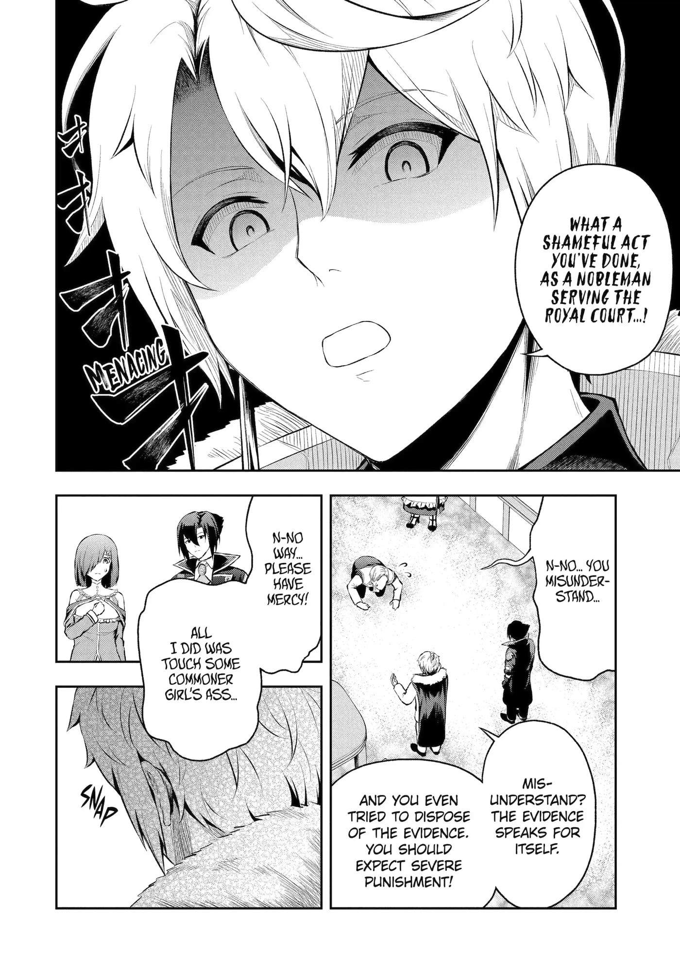 Ore wa Boukensha Guild no Akutoku Guild Master: Jinzai o Tekizaitekisho ni Tsuihou Shitara, Nazeka Mechakucha Kansha Saremashita Chapter 1.5 page 4 - 