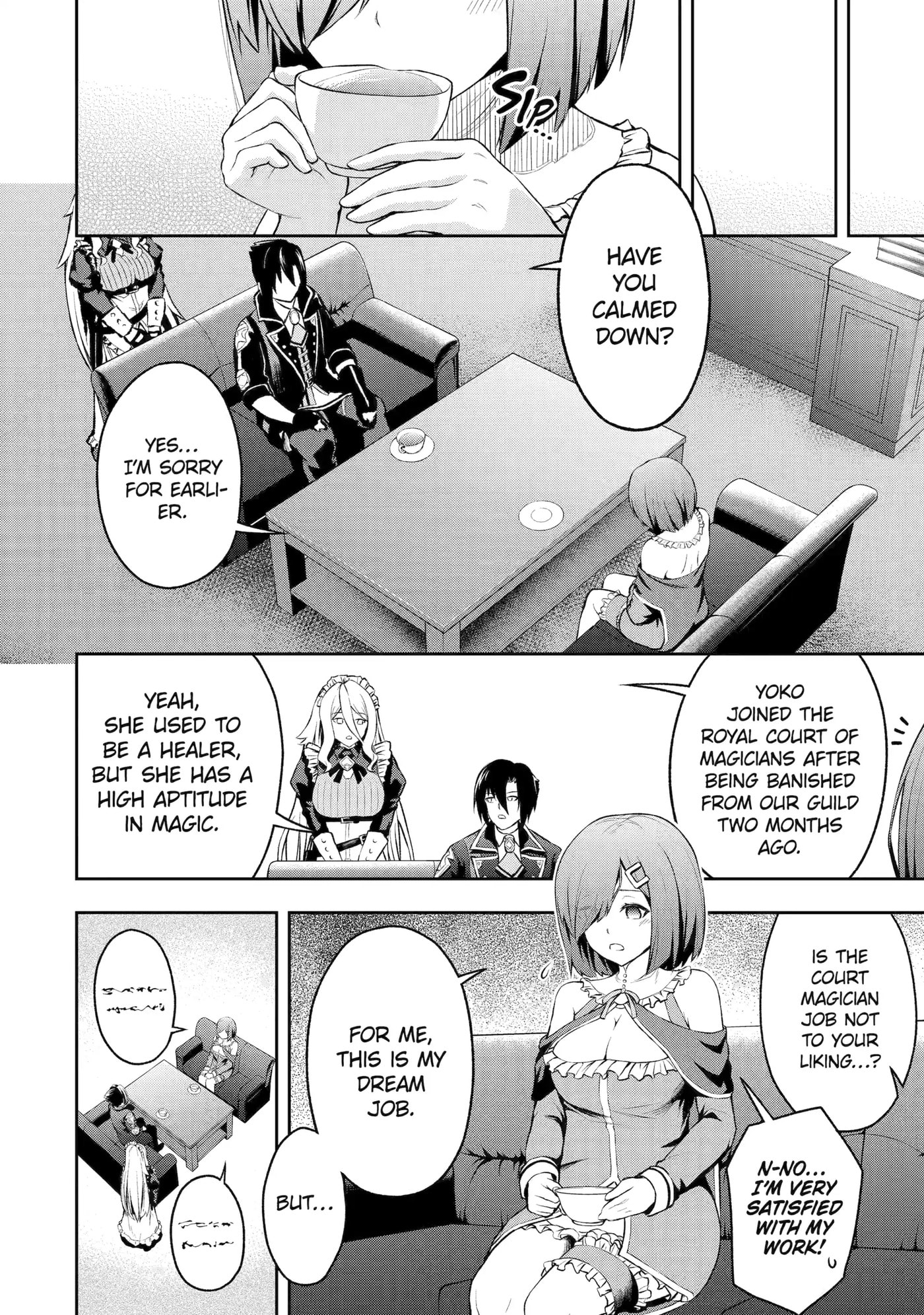 Ore wa Boukensha Guild no Akutoku Guild Master: Jinzai o Tekizaitekisho ni Tsuihou Shitara, Nazeka Mechakucha Kansha Saremashita Chapter 1 page 22 - 