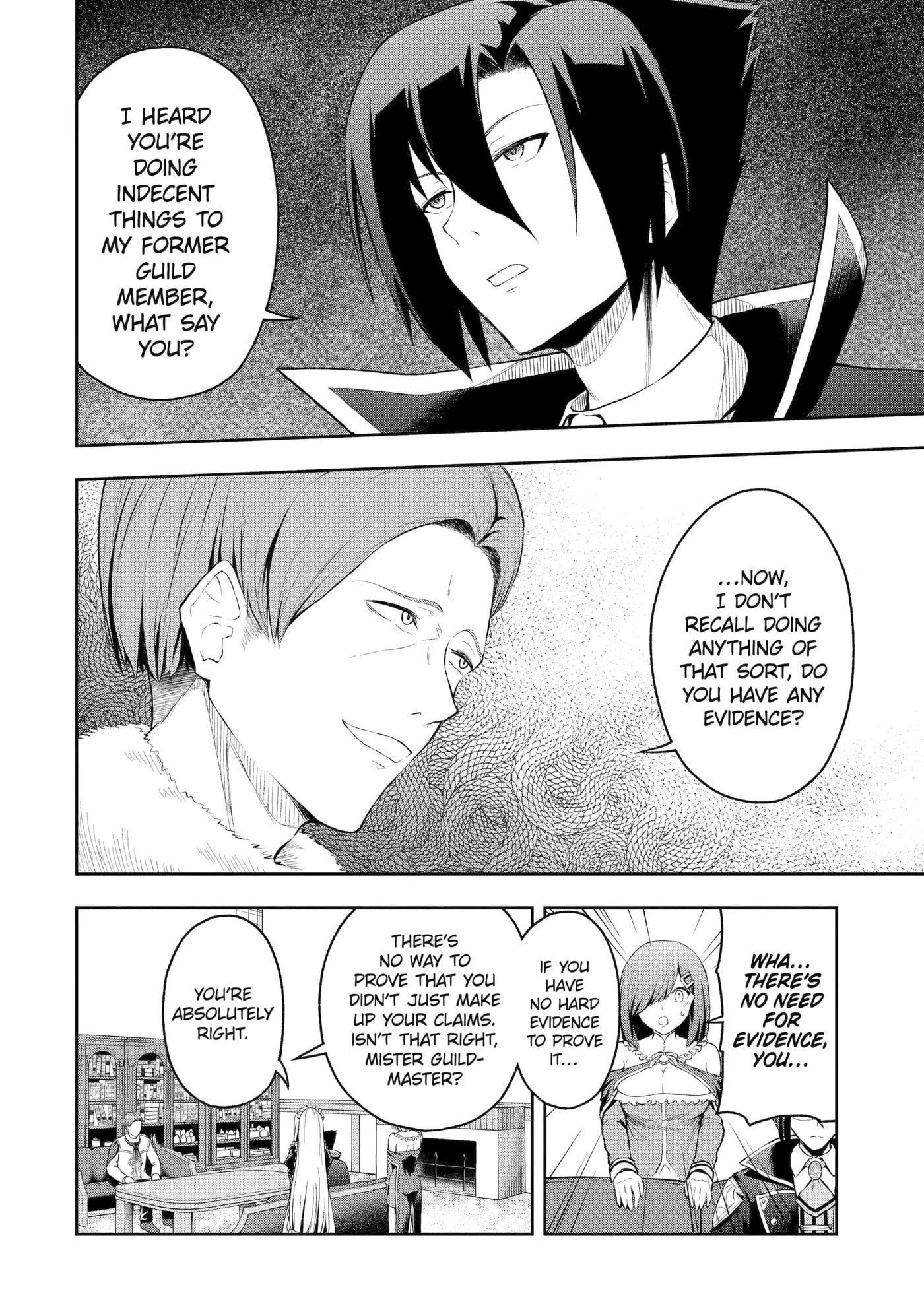Ore wa Boukensha Guild no Akutoku Guild Master: Jinzai o Tekizaitekisho ni Tsuihou Shitara, Nazeka Mechakucha Kansha Saremashita Chapter 1 page 34 - 