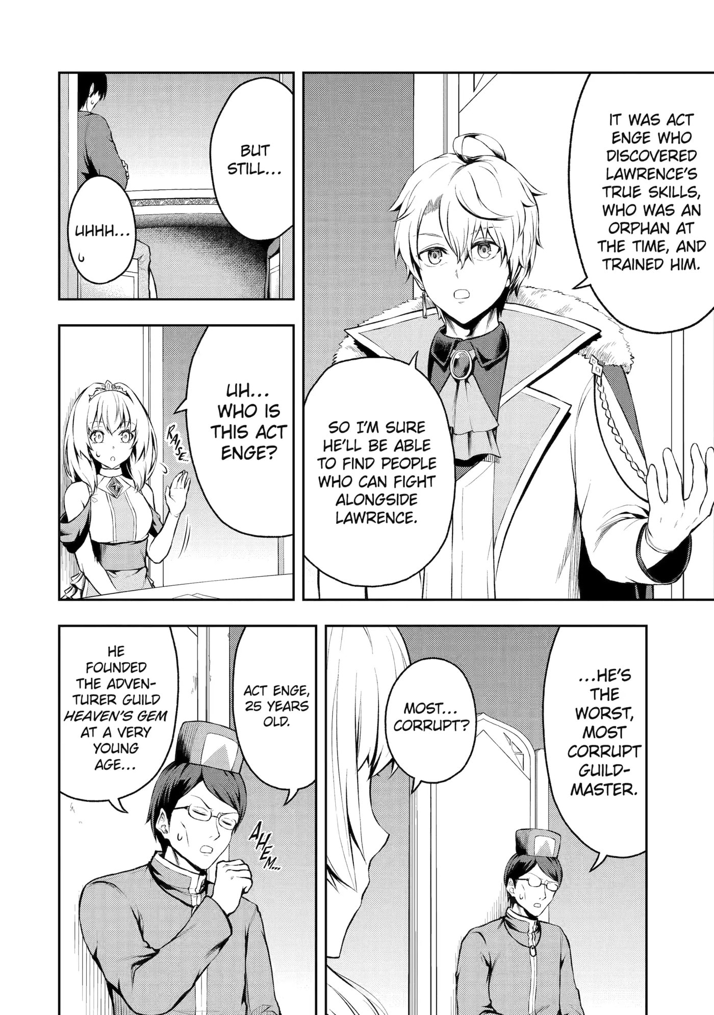 Ore wa Boukensha Guild no Akutoku Guild Master: Jinzai o Tekizaitekisho ni Tsuihou Shitara, Nazeka Mechakucha Kansha Saremashita Chapter 1 page 6 - 