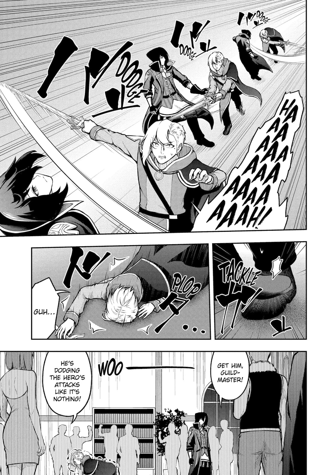 Ore wa Boukensha Guild no Akutoku Guild Master: Jinzai o Tekizaitekisho ni Tsuihou Shitara, Nazeka Mechakucha Kansha Saremashita Chapter 10.1 page 11 - 