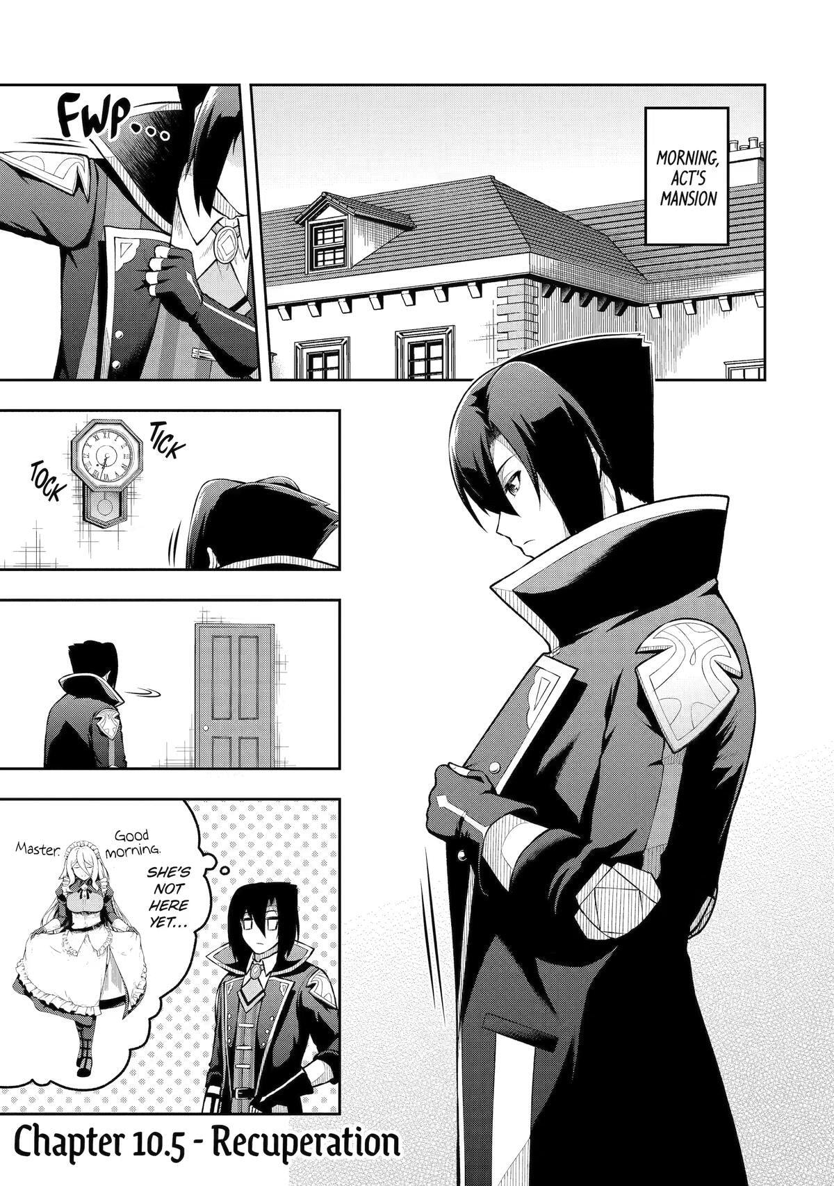 Ore wa Boukensha Guild no Akutoku Guild Master: Jinzai o Tekizaitekisho ni Tsuihou Shitara, Nazeka Mechakucha Kansha Saremashita Chapter 10.5 page 1 - 