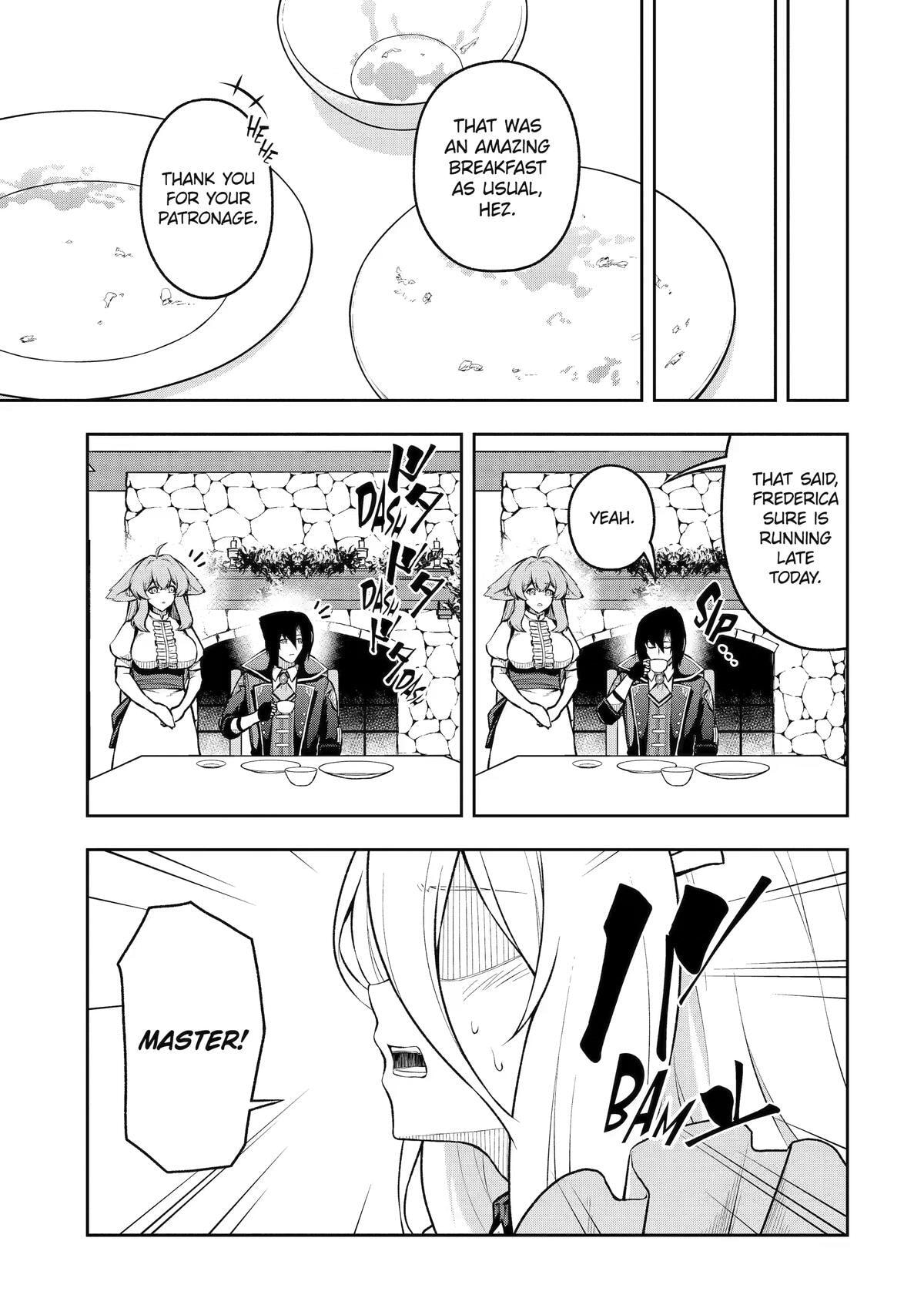 Ore wa Boukensha Guild no Akutoku Guild Master: Jinzai o Tekizaitekisho ni Tsuihou Shitara, Nazeka Mechakucha Kansha Saremashita Chapter 10.5 page 3 - 
