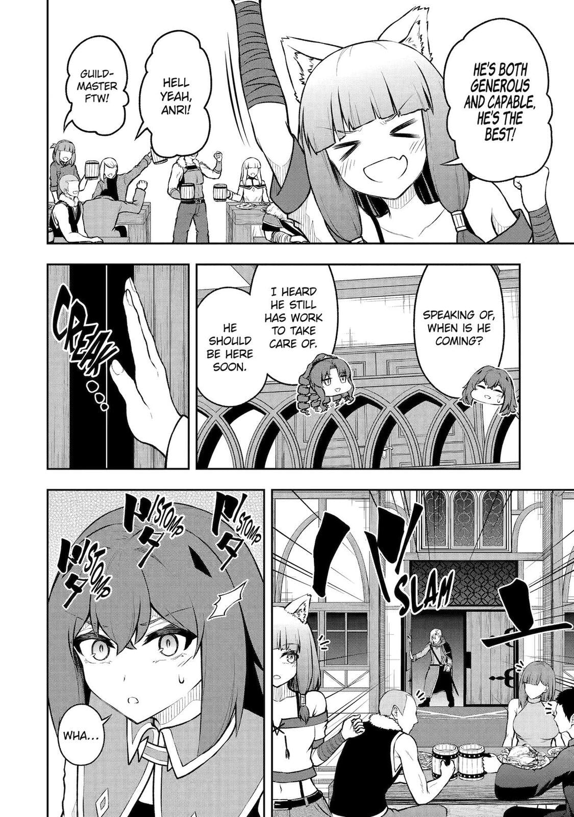 Ore wa Boukensha Guild no Akutoku Guild Master: Jinzai o Tekizaitekisho ni Tsuihou Shitara, Nazeka Mechakucha Kansha Saremashita Chapter 10 page 4 - 