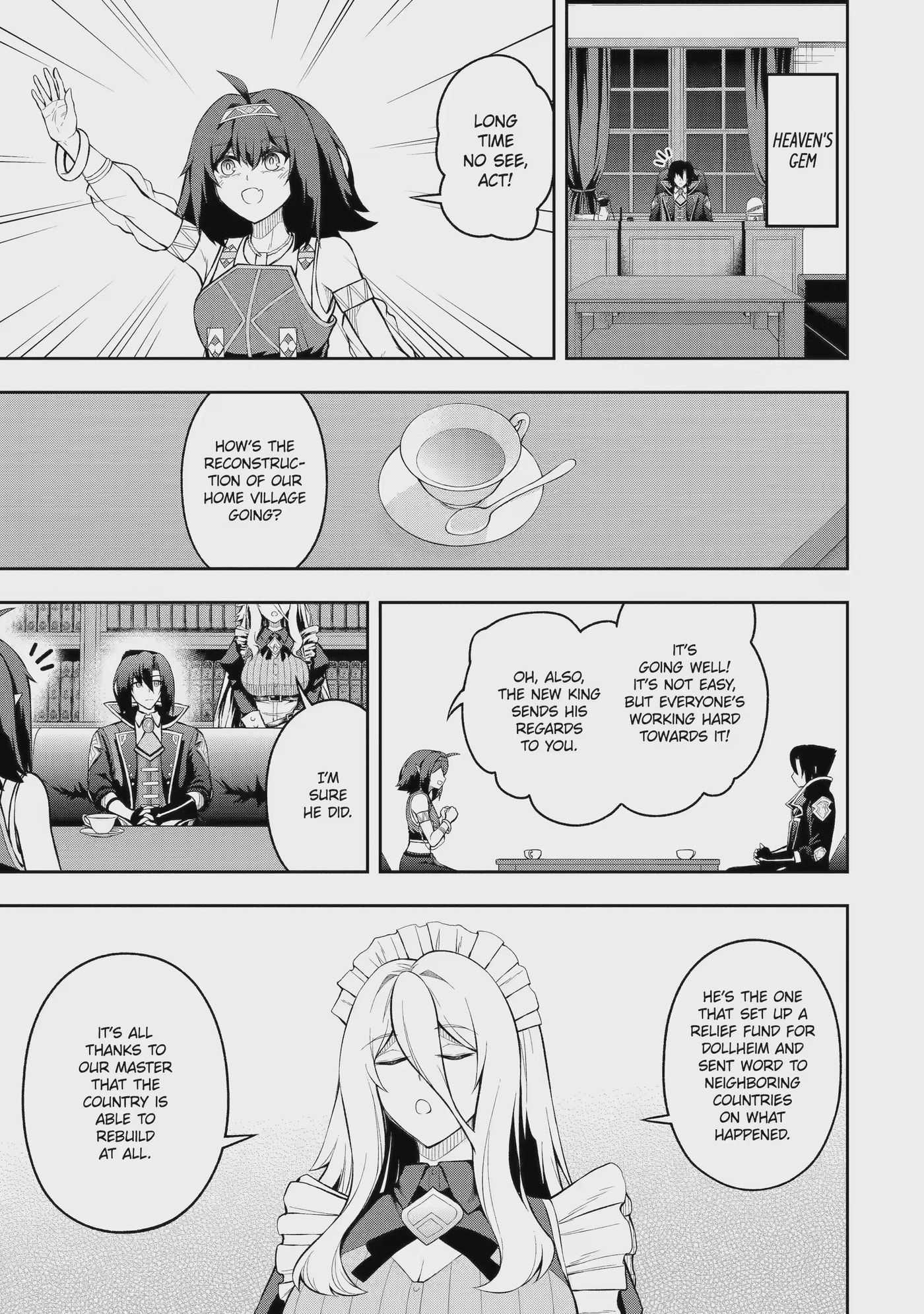 Ore wa Boukensha Guild no Akutoku Guild Master: Jinzai o Tekizaitekisho ni Tsuihou Shitara, Nazeka Mechakucha Kansha Saremashita Chapter 12.3 page 1 - 