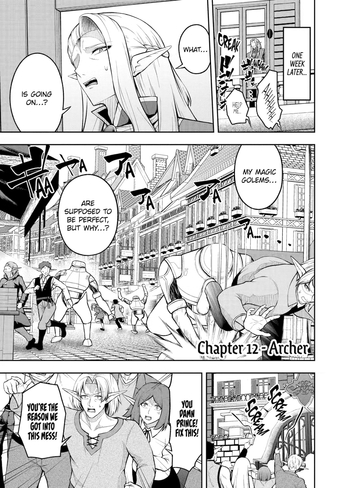 Ore wa Boukensha Guild no Akutoku Guild Master: Jinzai o Tekizaitekisho ni Tsuihou Shitara, Nazeka Mechakucha Kansha Saremashita Chapter 12 page 1 - 