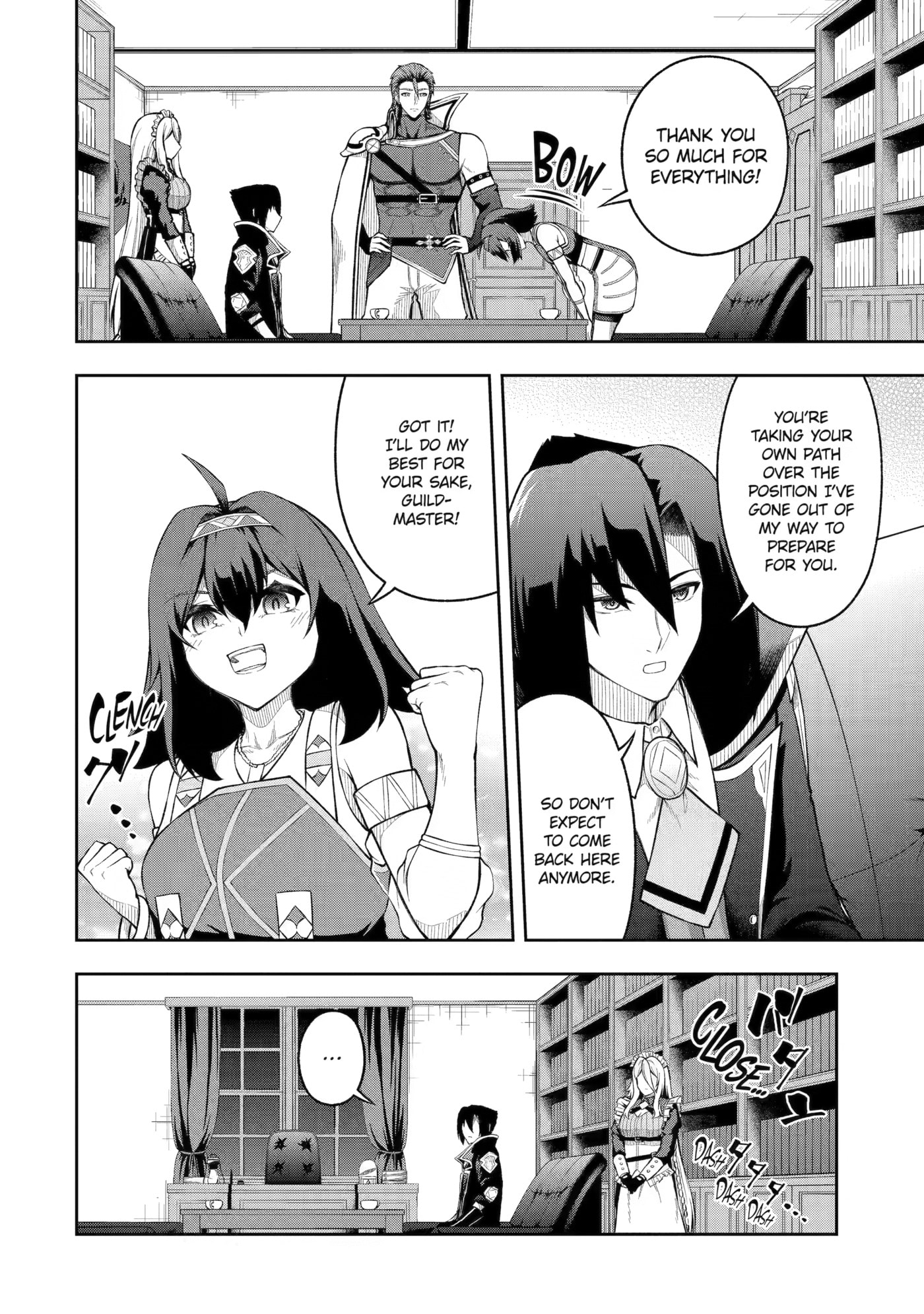 Ore wa Boukensha Guild no Akutoku Guild Master: Jinzai o Tekizaitekisho ni Tsuihou Shitara, Nazeka Mechakucha Kansha Saremashita Chapter 12 page 28 - 