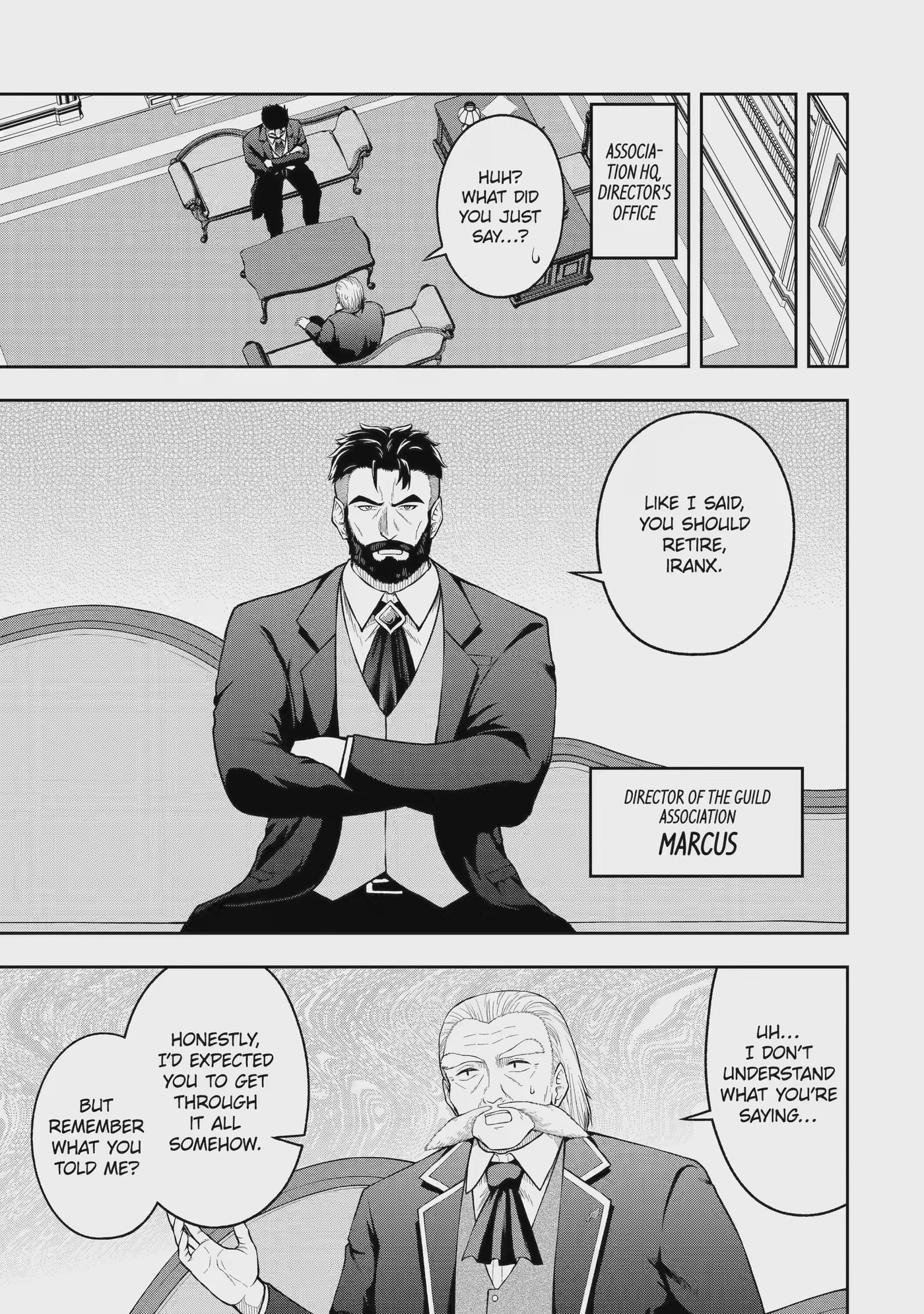 Ore wa Boukensha Guild no Akutoku Guild Master: Jinzai o Tekizaitekisho ni Tsuihou Shitara, Nazeka Mechakucha Kansha Saremashita Chapter 13.1 page 3 - 