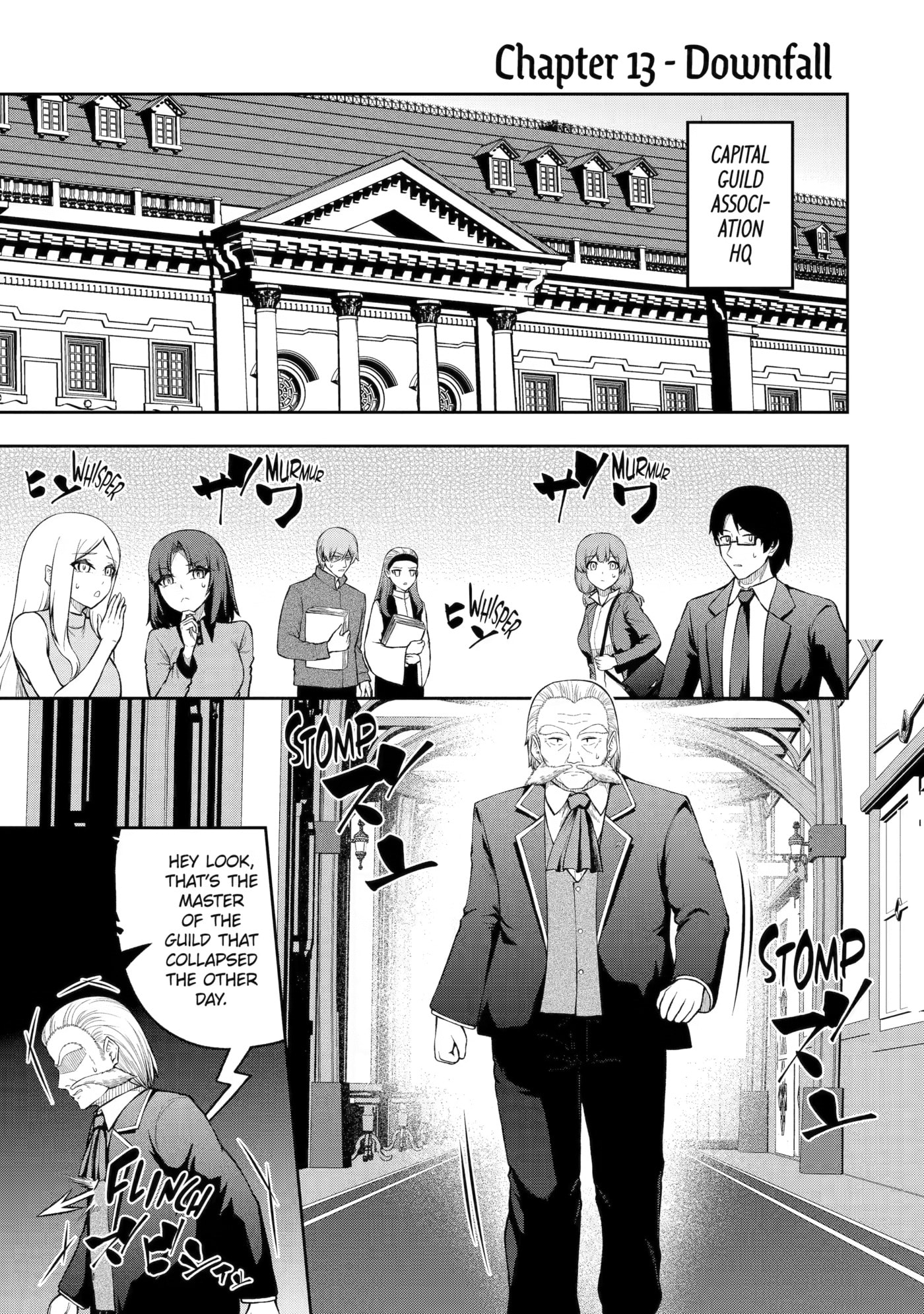 Ore wa Boukensha Guild no Akutoku Guild Master: Jinzai o Tekizaitekisho ni Tsuihou Shitara, Nazeka Mechakucha Kansha Saremashita Chapter 13 page 1 - 