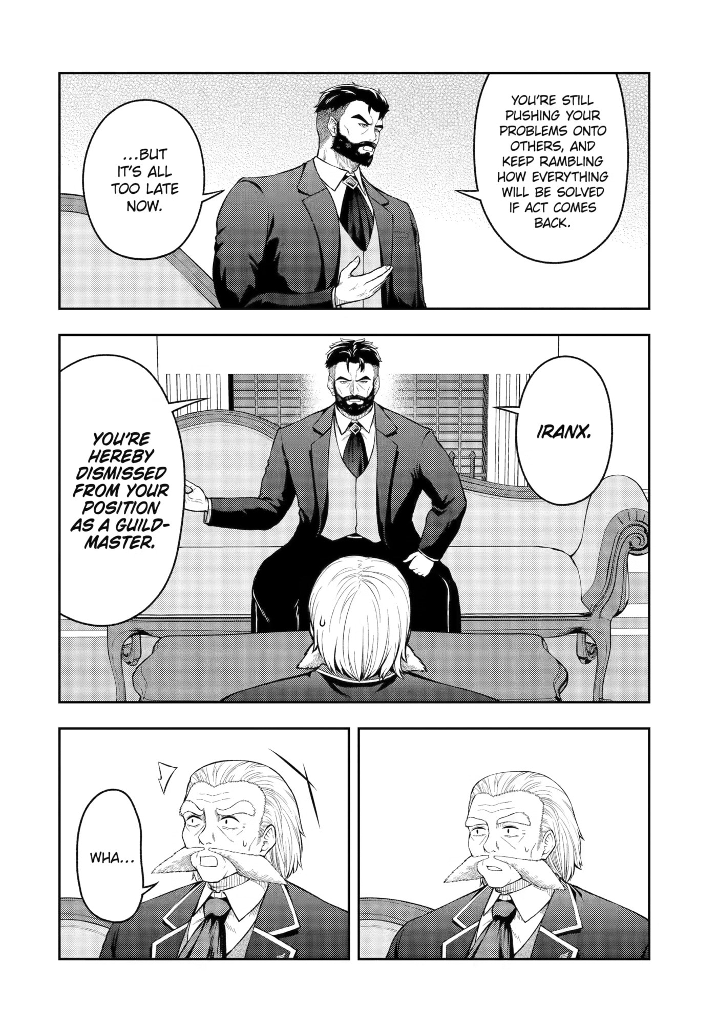 Ore wa Boukensha Guild no Akutoku Guild Master: Jinzai o Tekizaitekisho ni Tsuihou Shitara, Nazeka Mechakucha Kansha Saremashita Chapter 13 page 4 - 