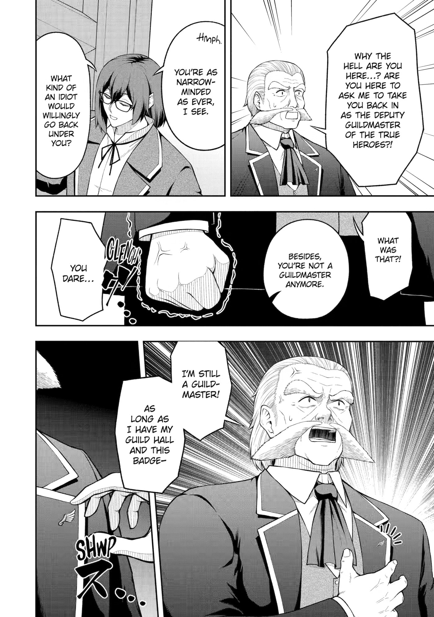 Ore wa Boukensha Guild no Akutoku Guild Master: Jinzai o Tekizaitekisho ni Tsuihou Shitara, Nazeka Mechakucha Kansha Saremashita Chapter 13 page 6 - 