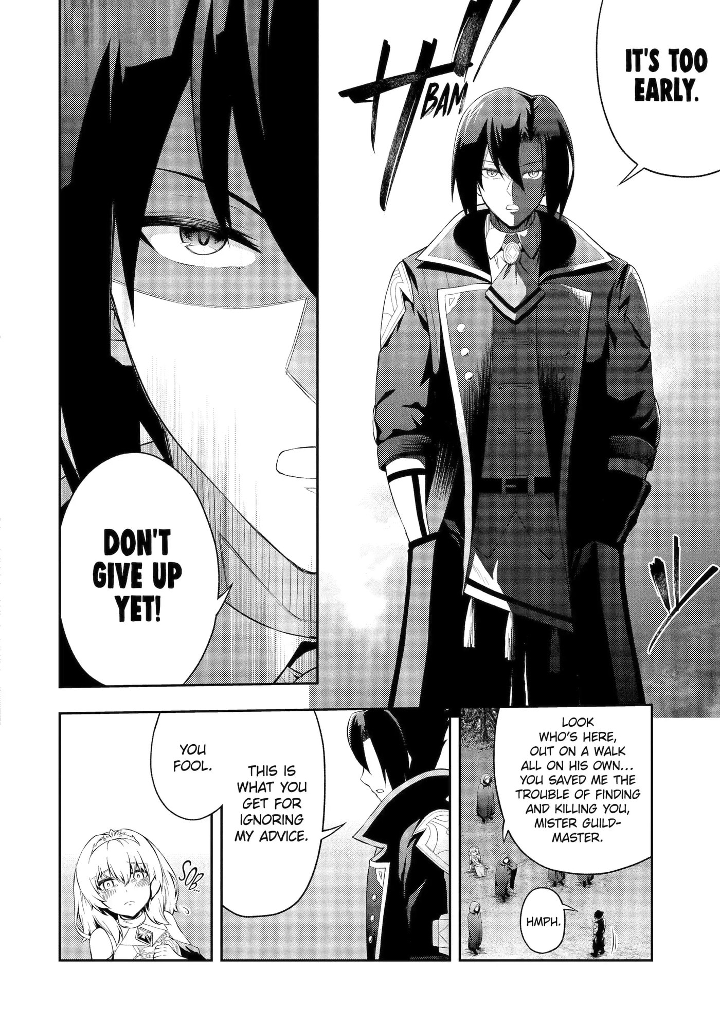 Ore wa Boukensha Guild no Akutoku Guild Master: Jinzai o Tekizaitekisho ni Tsuihou Shitara, Nazeka Mechakucha Kansha Saremashita Chapter 2.3 page 8 - 