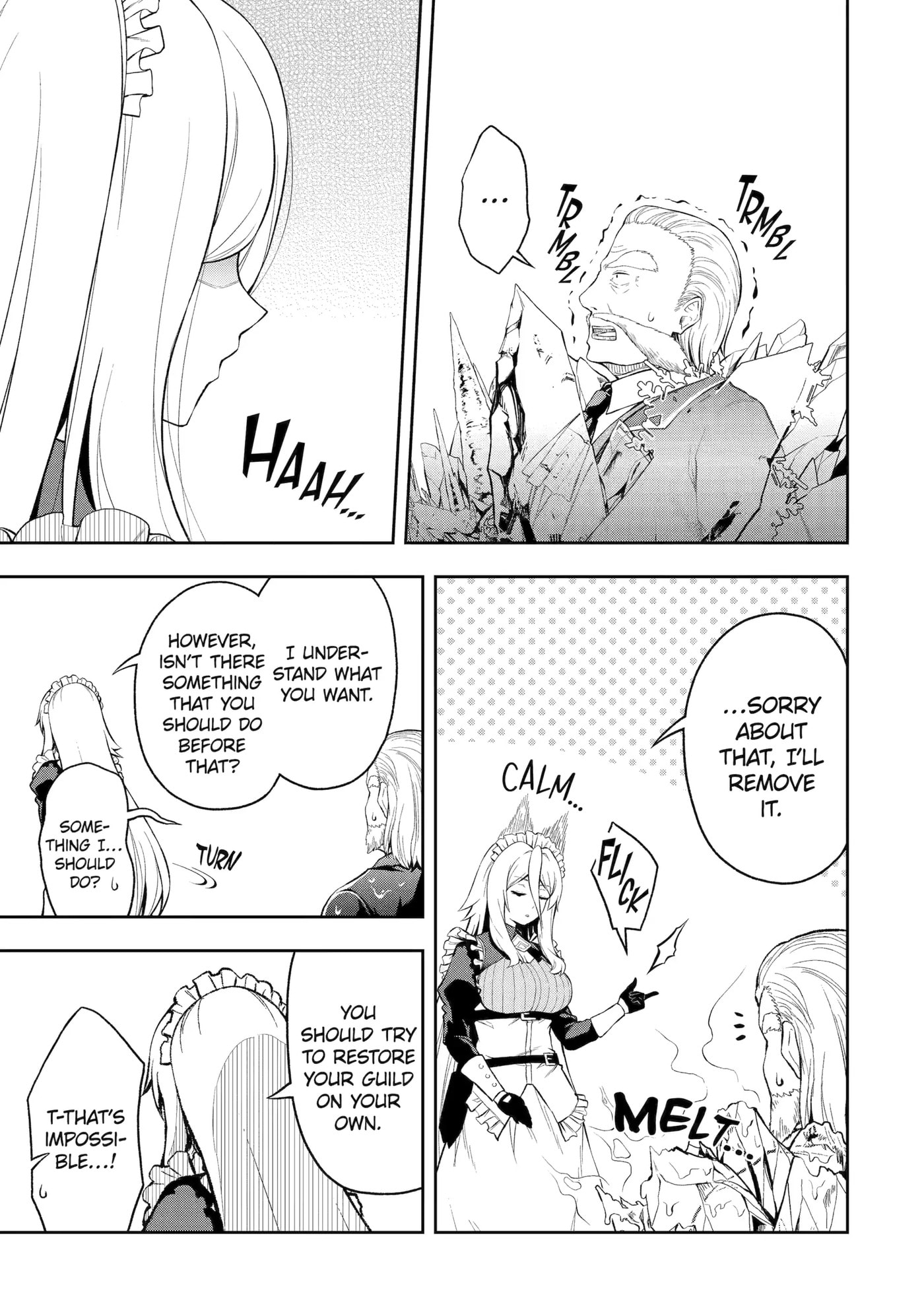 Ore wa Boukensha Guild no Akutoku Guild Master: Jinzai o Tekizaitekisho ni Tsuihou Shitara, Nazeka Mechakucha Kansha Saremashita Chapter 2.5 page 15 - 
