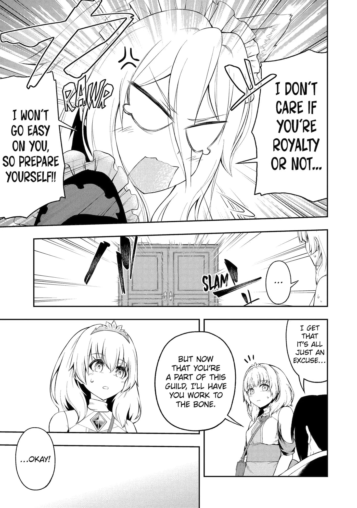 Ore wa Boukensha Guild no Akutoku Guild Master: Jinzai o Tekizaitekisho ni Tsuihou Shitara, Nazeka Mechakucha Kansha Saremashita Chapter 2.8 page 11 - 