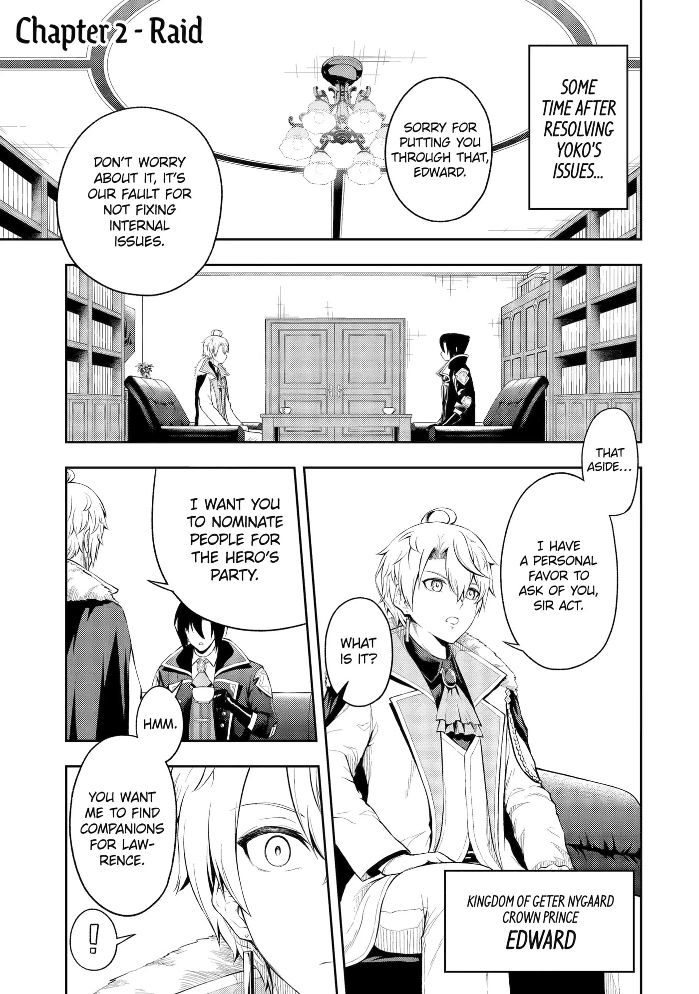 Ore wa Boukensha Guild no Akutoku Guild Master: Jinzai o Tekizaitekisho ni Tsuihou Shitara, Nazeka Mechakucha Kansha Saremashita Chapter 2 page 1 - 