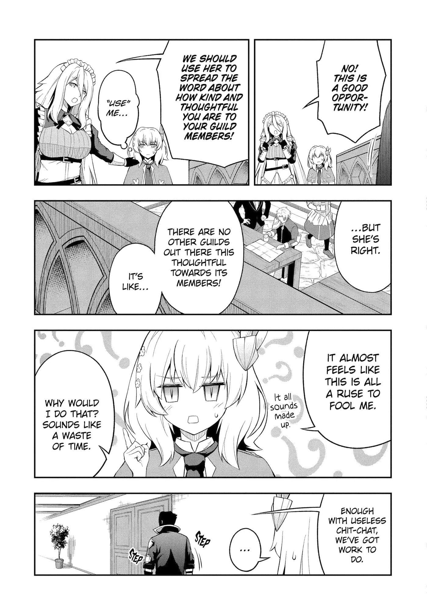 Ore wa Boukensha Guild no Akutoku Guild Master: Jinzai o Tekizaitekisho ni Tsuihou Shitara, Nazeka Mechakucha Kansha Saremashita Chapter 3.2 page 7 - 