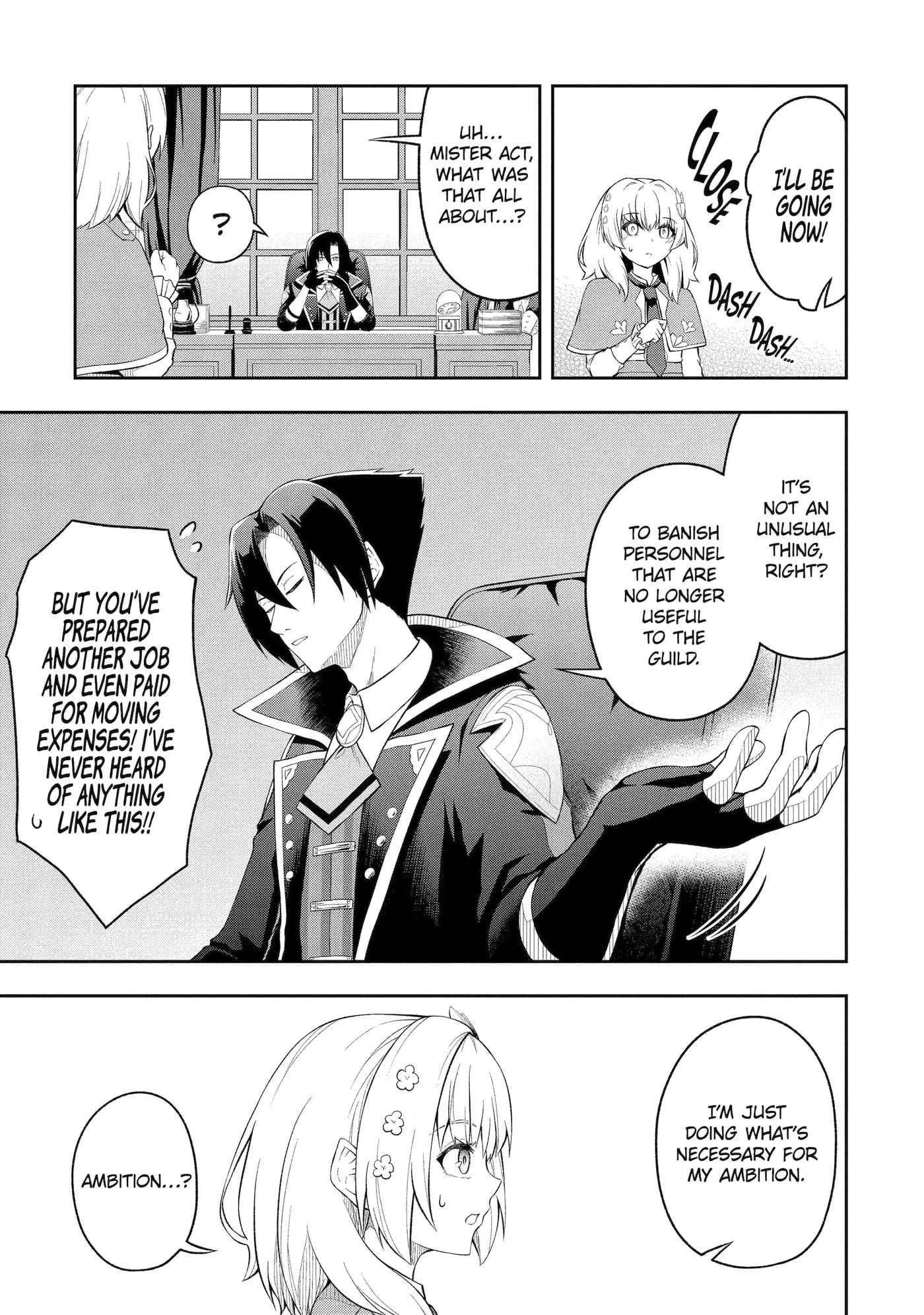 Ore wa Boukensha Guild no Akutoku Guild Master: Jinzai o Tekizaitekisho ni Tsuihou Shitara, Nazeka Mechakucha Kansha Saremashita Chapter 3.3 page 7 - 