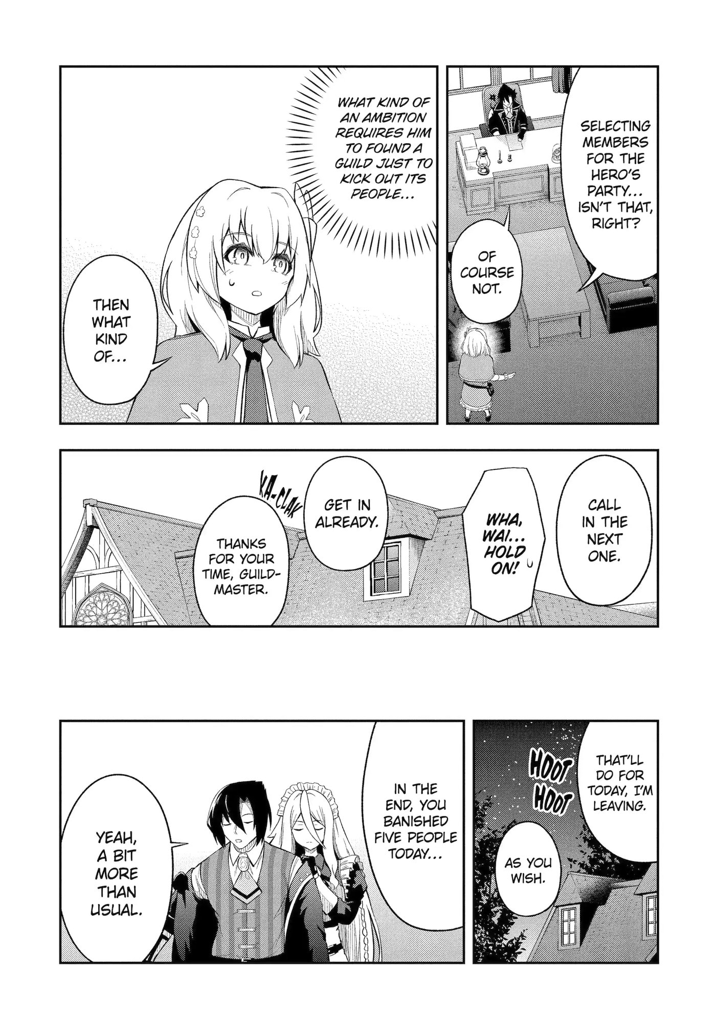 Ore wa Boukensha Guild no Akutoku Guild Master: Jinzai o Tekizaitekisho ni Tsuihou Shitara, Nazeka Mechakucha Kansha Saremashita Chapter 3.3 page 8 - 
