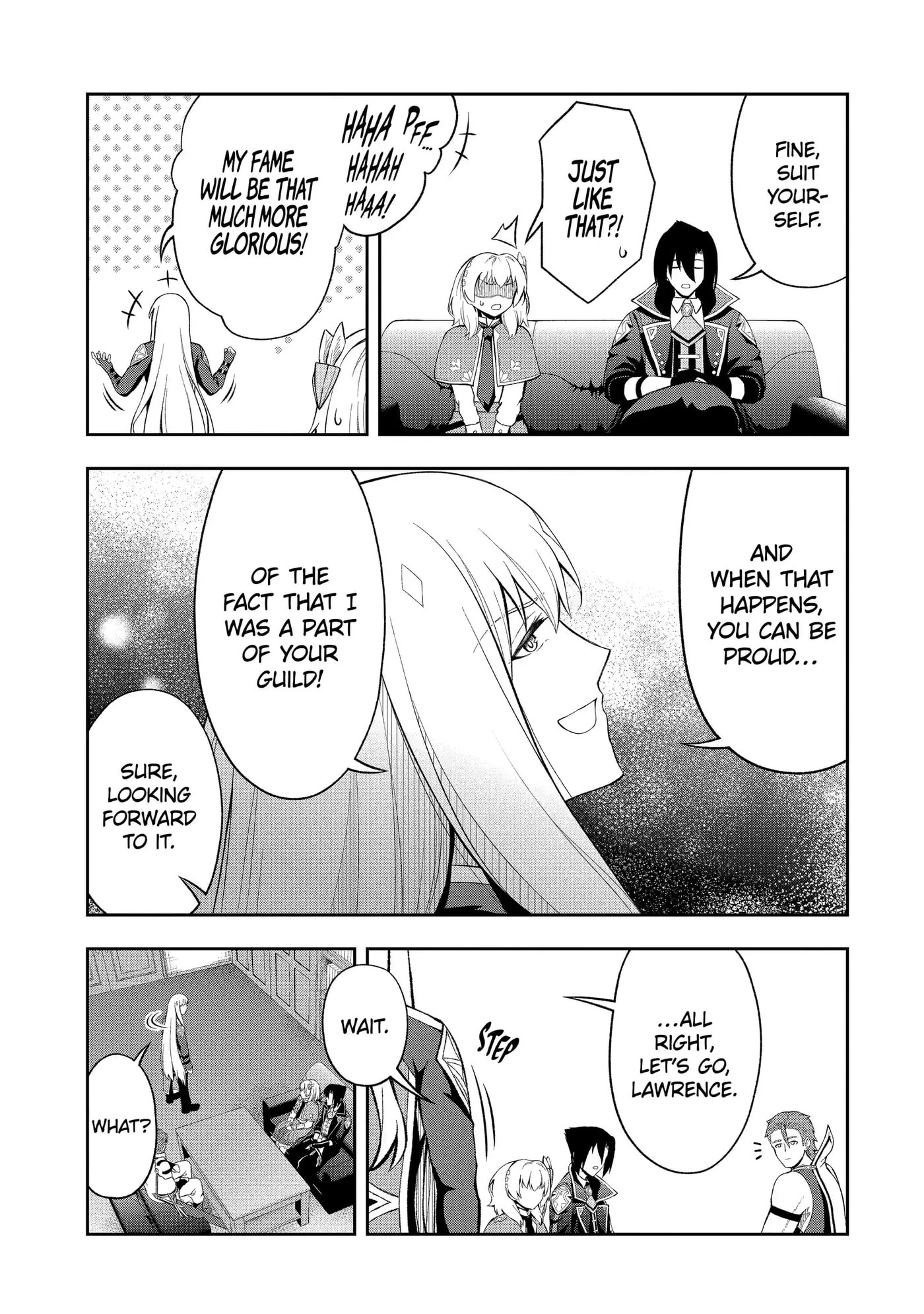 Ore wa Boukensha Guild no Akutoku Guild Master: Jinzai o Tekizaitekisho ni Tsuihou Shitara, Nazeka Mechakucha Kansha Saremashita Chapter 4.1 page 9 - 