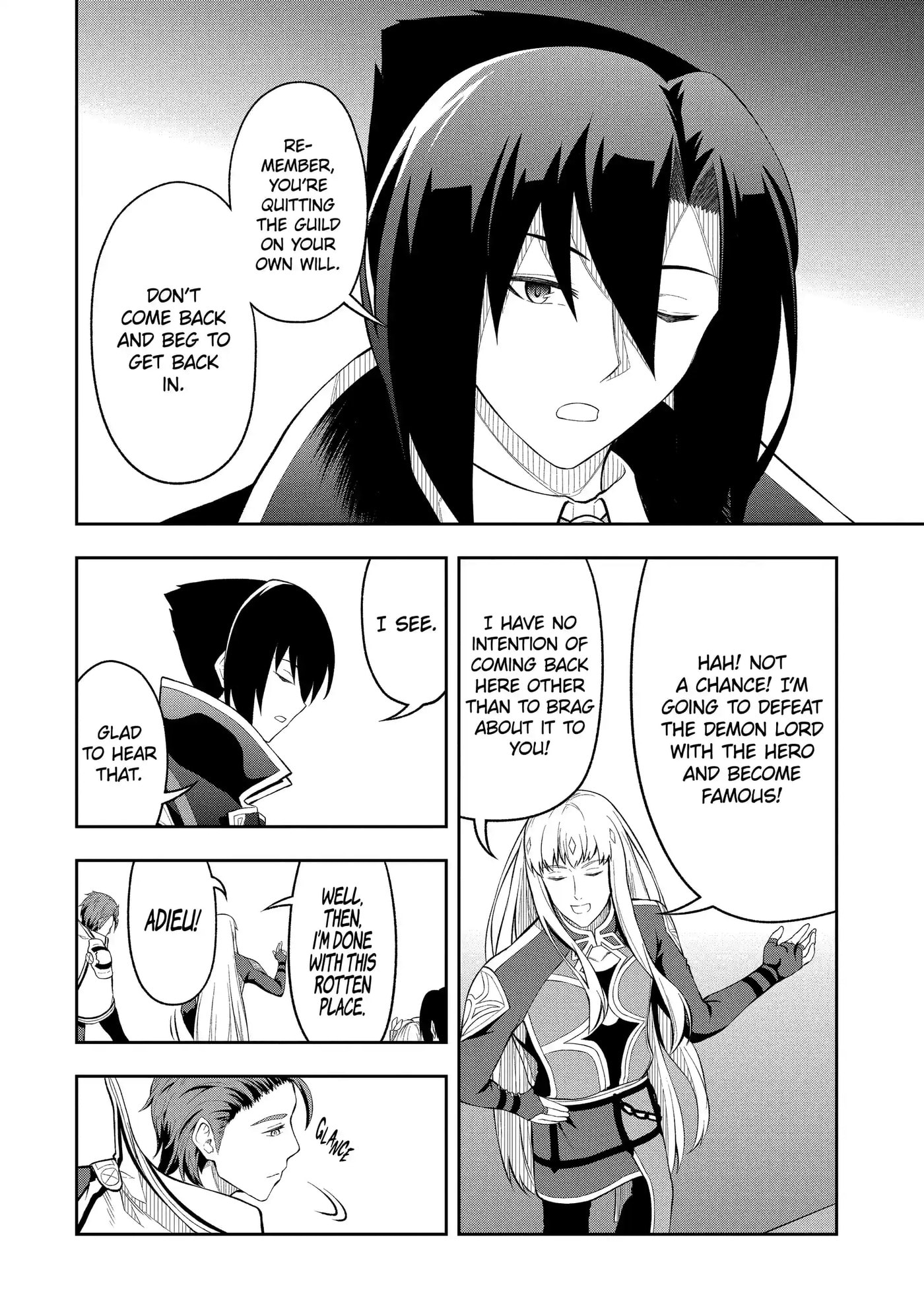 Ore wa Boukensha Guild no Akutoku Guild Master: Jinzai o Tekizaitekisho ni Tsuihou Shitara, Nazeka Mechakucha Kansha Saremashita Chapter 4.1 page 10 - 