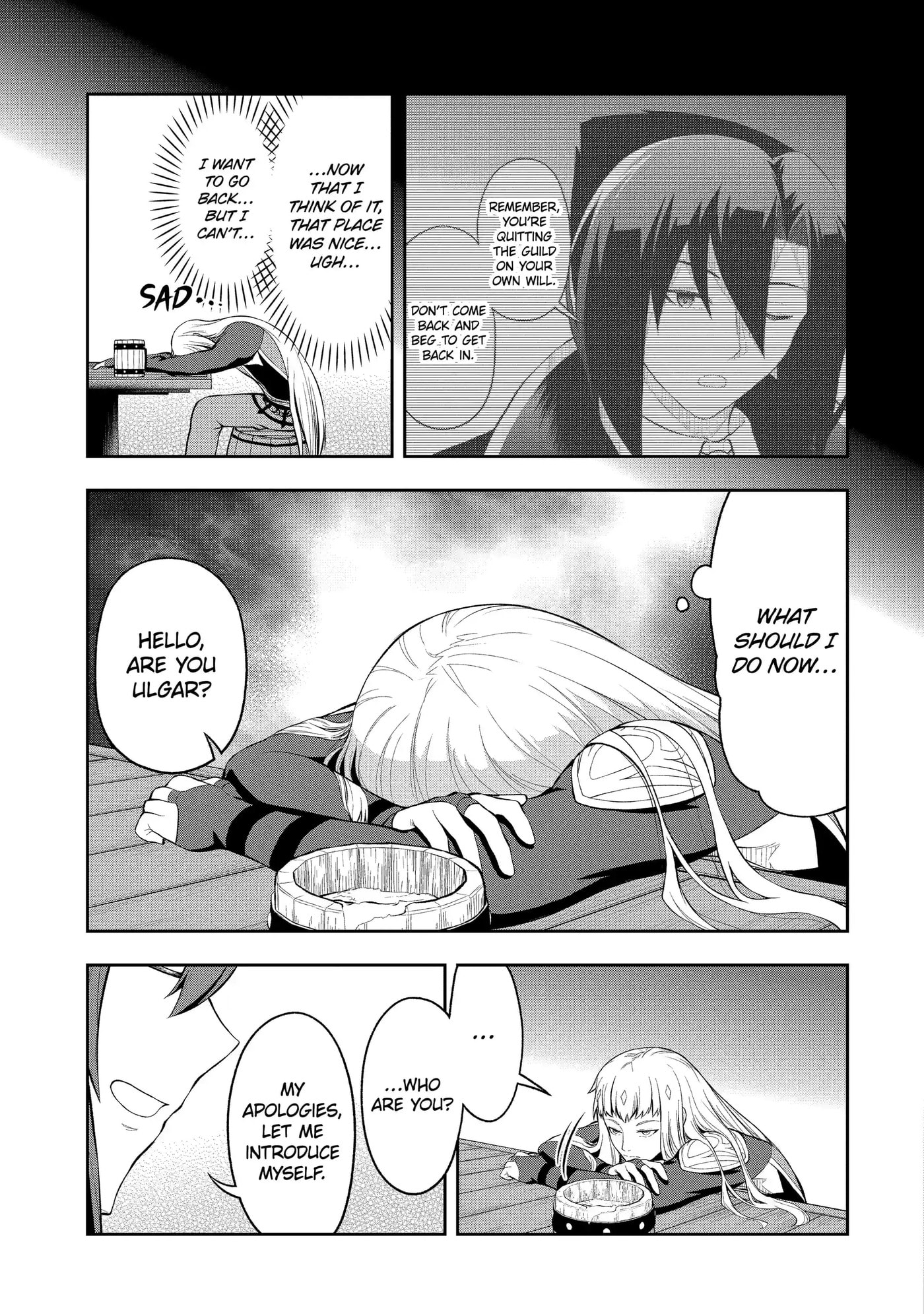 Ore wa Boukensha Guild no Akutoku Guild Master: Jinzai o Tekizaitekisho ni Tsuihou Shitara, Nazeka Mechakucha Kansha Saremashita Chapter 4.2 page 2 - 