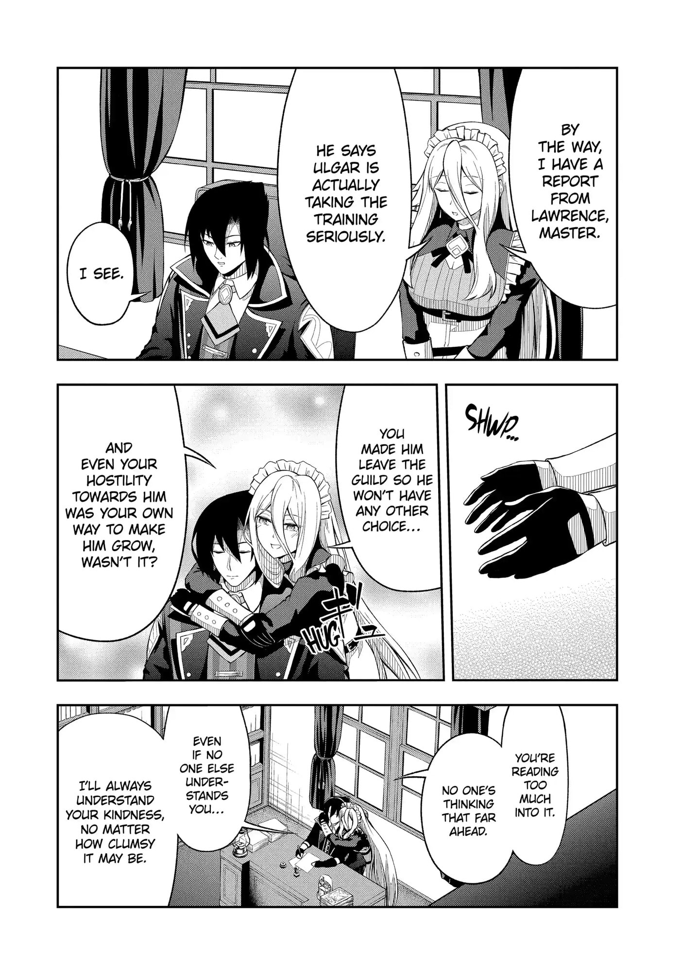 Ore wa Boukensha Guild no Akutoku Guild Master: Jinzai o Tekizaitekisho ni Tsuihou Shitara, Nazeka Mechakucha Kansha Saremashita Chapter 4.4 page 7 - 