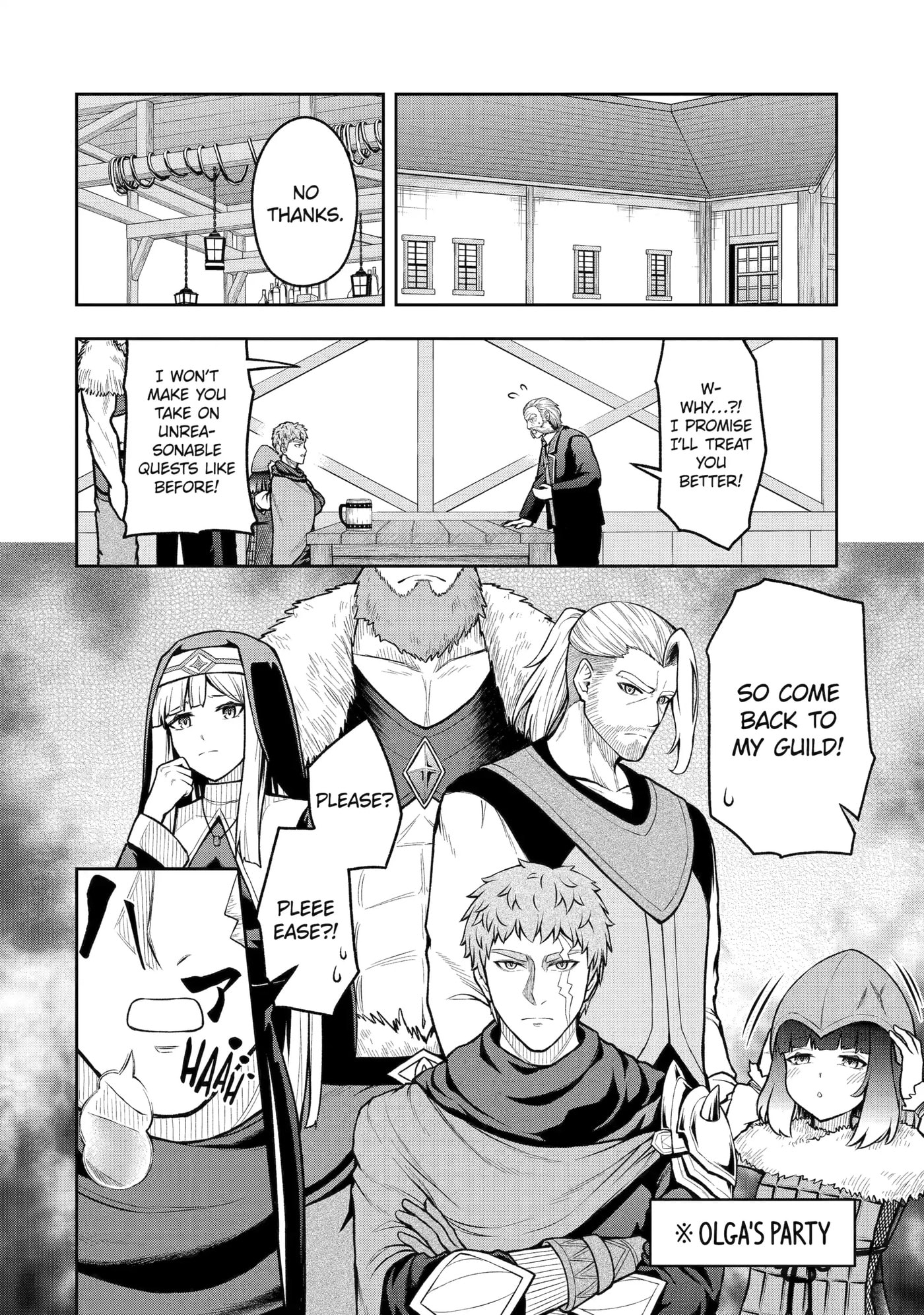 Ore wa Boukensha Guild no Akutoku Guild Master: Jinzai o Tekizaitekisho ni Tsuihou Shitara, Nazeka Mechakucha Kansha Saremashita Chapter 5.5 page 18 - 