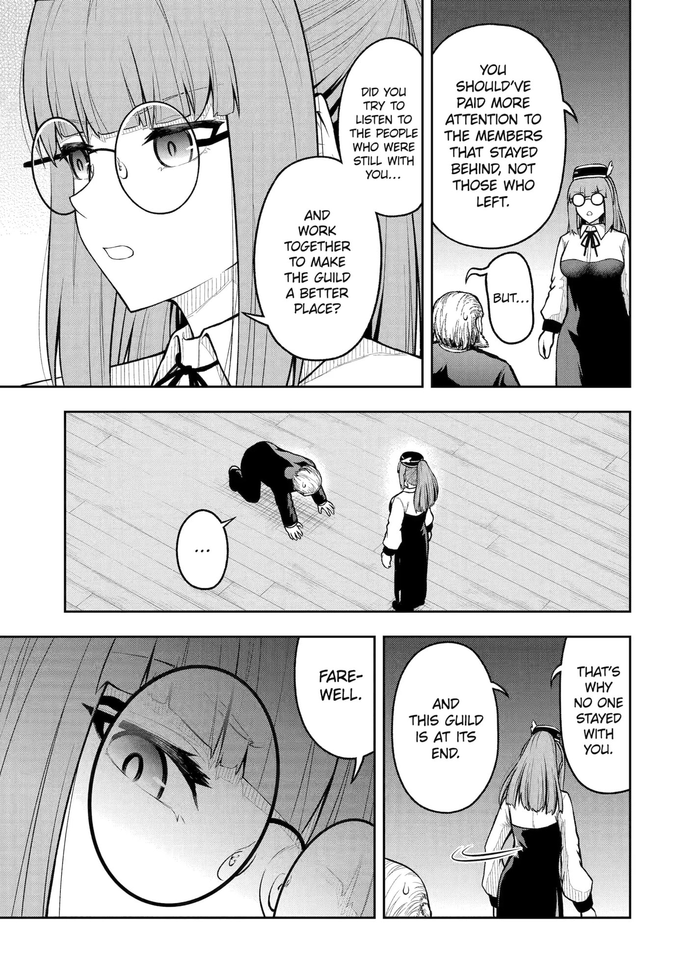 Ore wa Boukensha Guild no Akutoku Guild Master: Jinzai o Tekizaitekisho ni Tsuihou Shitara, Nazeka Mechakucha Kansha Saremashita Chapter 5.5 page 29 - 