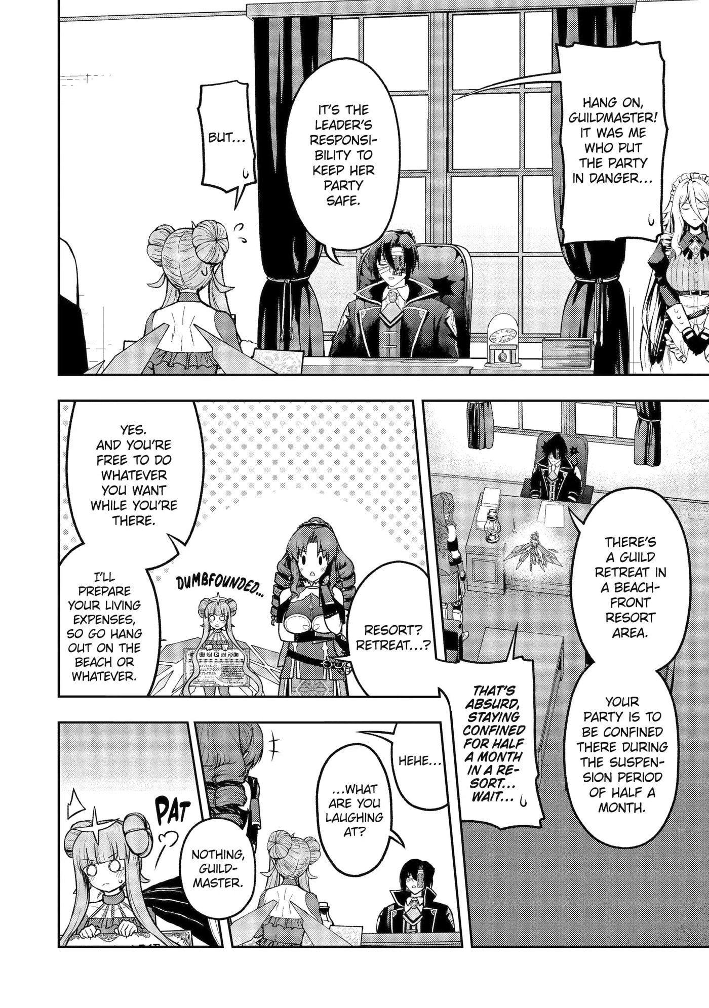 Ore wa Boukensha Guild no Akutoku Guild Master: Jinzai o Tekizaitekisho ni Tsuihou Shitara, Nazeka Mechakucha Kansha Saremashita Chapter 5.6 page 1 - 